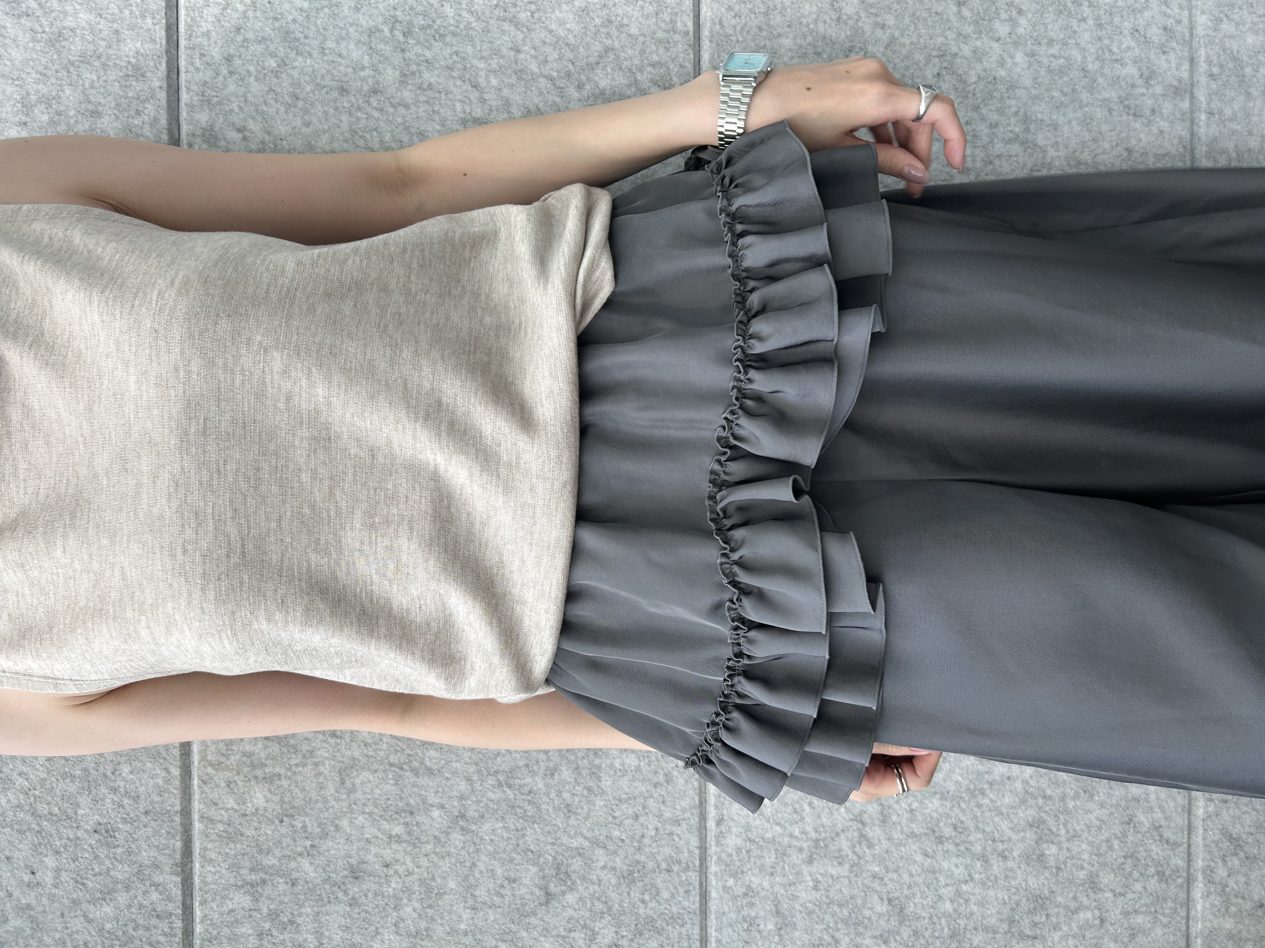 honoka Aさんの「CODE A｜PROTAGONISTA｜drape tee」を使ったコーディネート