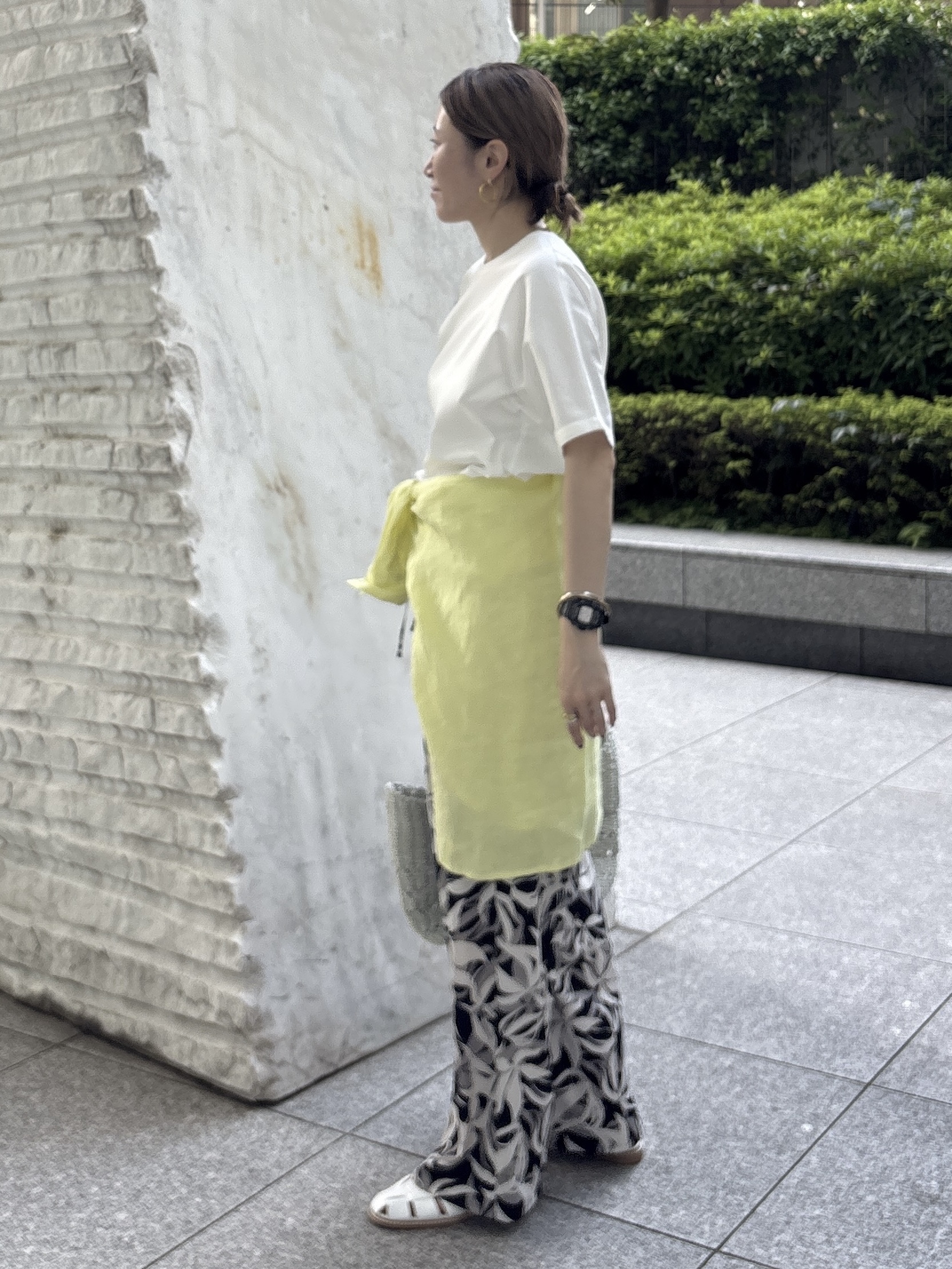 kotakiさんの「INDIVI｜【汗ジミ防止／褒められTシャツ】上品カジュアル！ドルマンTシャツ」を使ったコーディネート