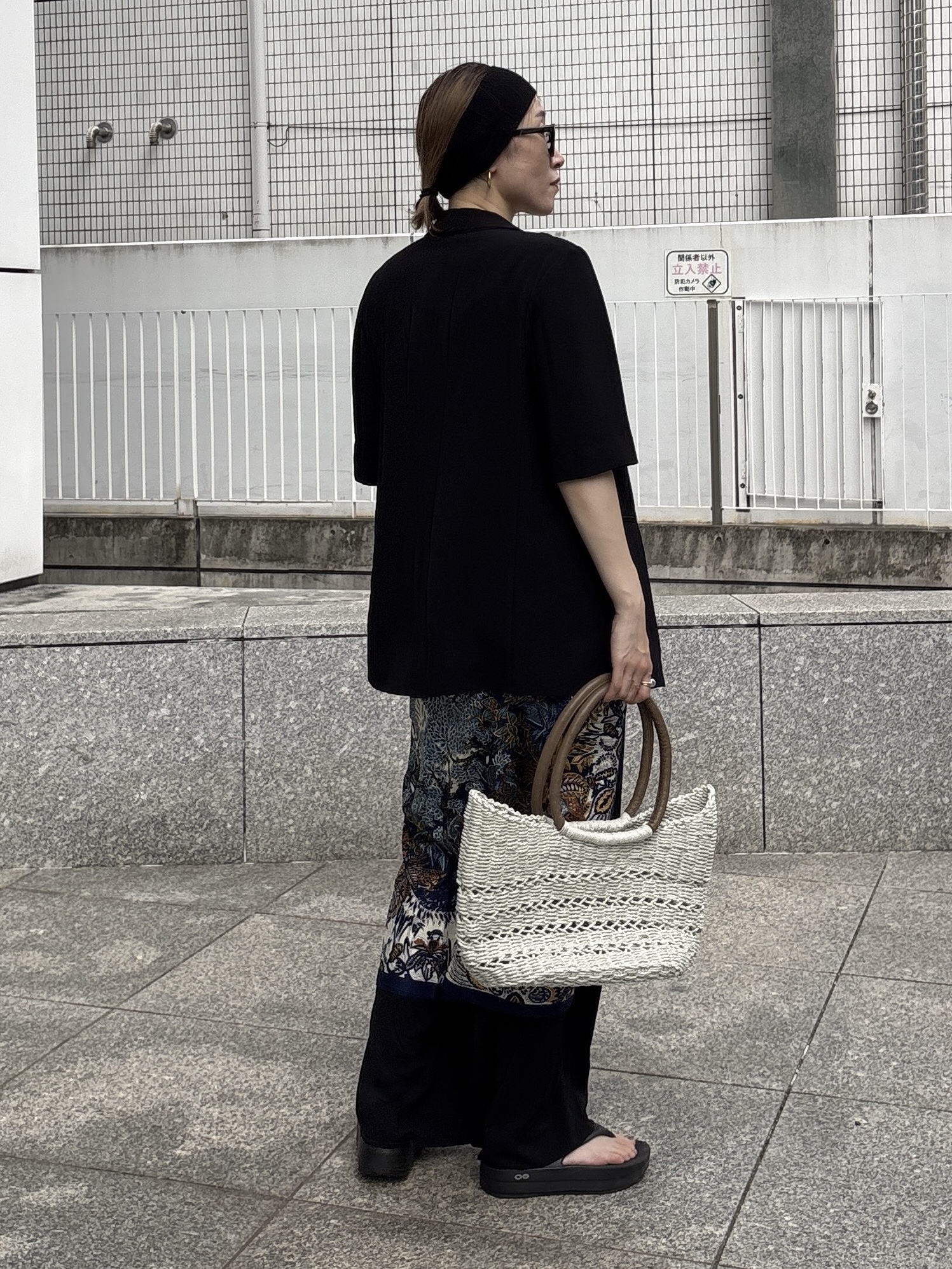 kotakiさんの「INDIVI｜【着る日傘】ハーフスリーブダブルジャケット」を使ったコーディネート