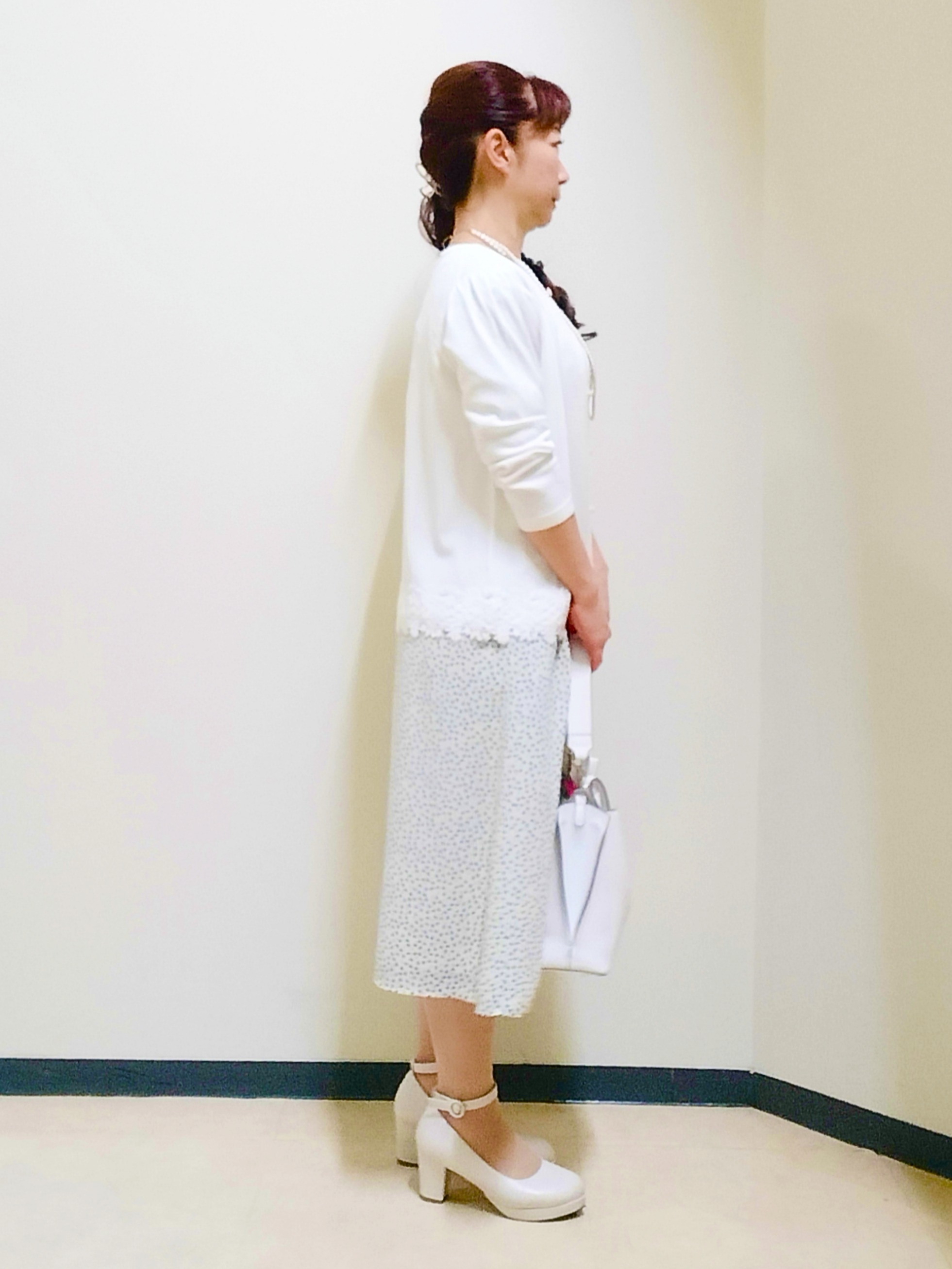 花さんの「Reflect｜シフォンスリーブワンピース」を使ったコーディネート