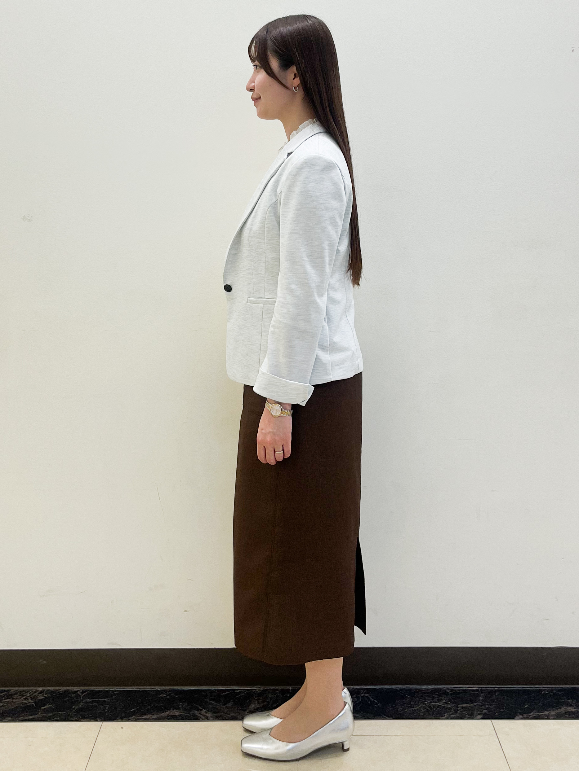 mikikoさんの「Reflect｜【SS-4Lサイズ／UVカット／接触冷感】匠ジャケット／ベーシックテーラード」を使ったコーディネート