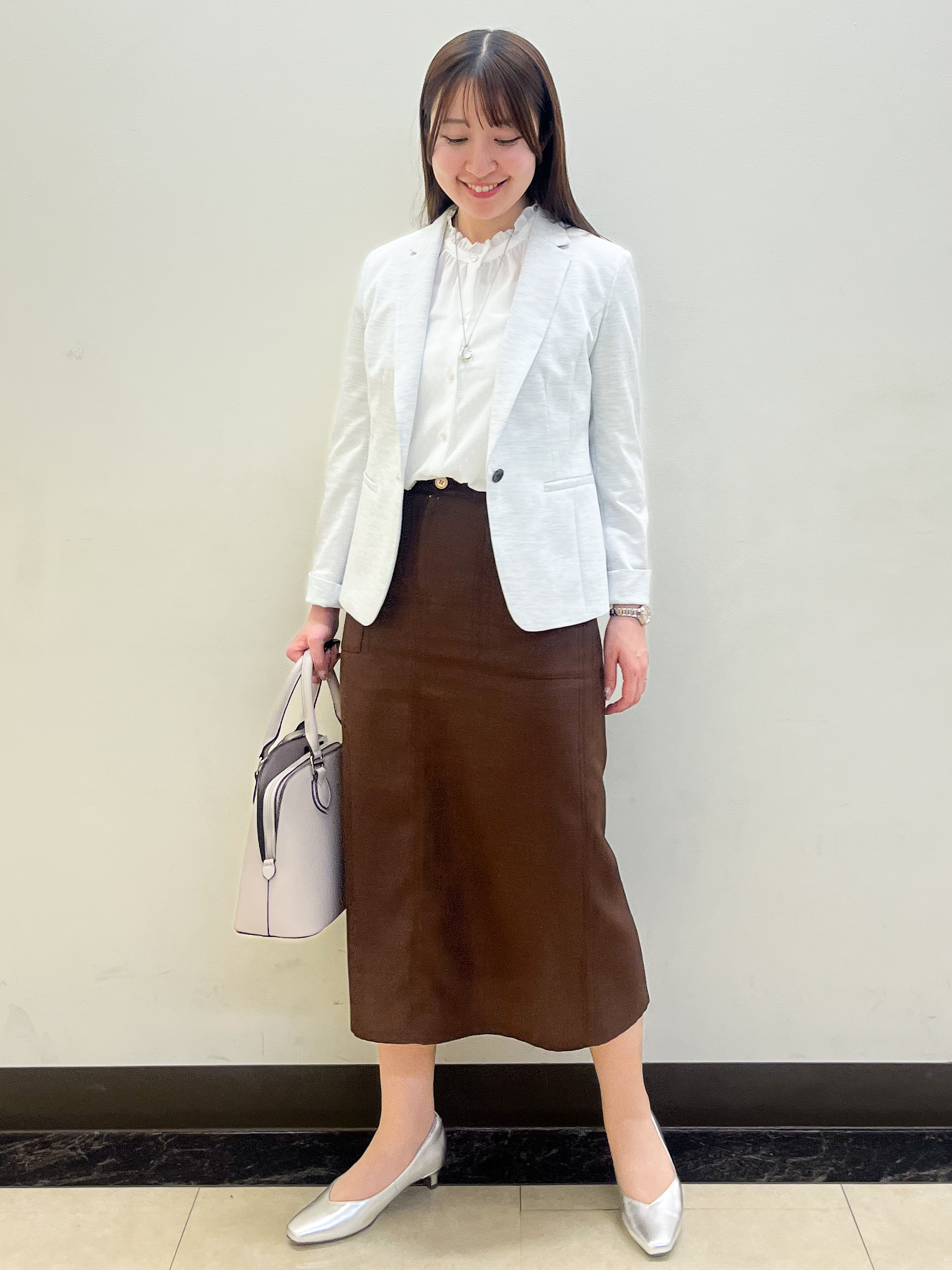 mikikoさんの「Reflect｜【SS-4Lサイズ／UVカット／接触冷感】匠ジャケット／ベーシックテーラード」を使ったコーディネート