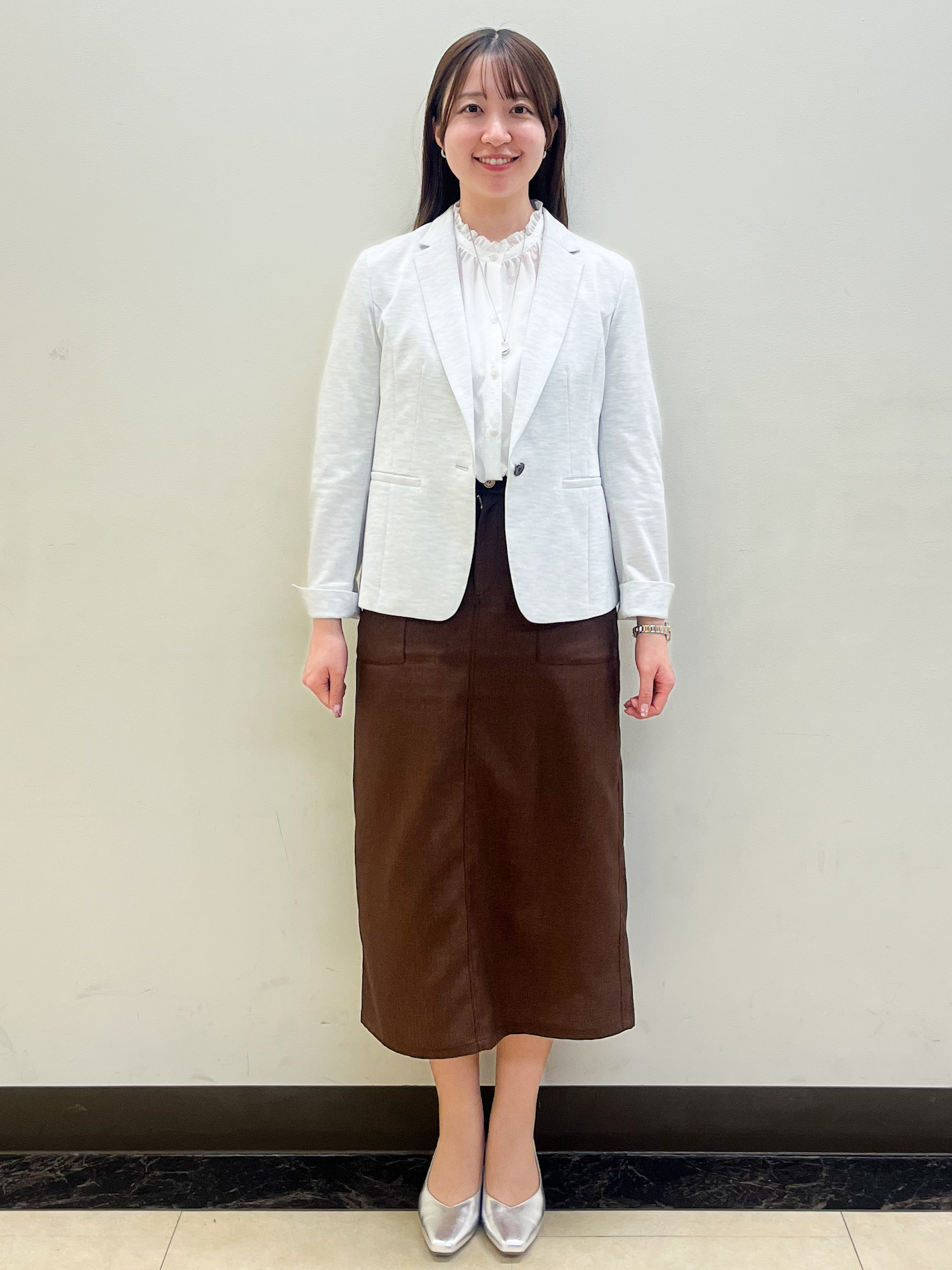 mikikoさんの「Reflect｜【SS-4Lサイズ／UVカット／接触冷感】匠ジャケット／ベーシックテーラード」を使ったコーディネート