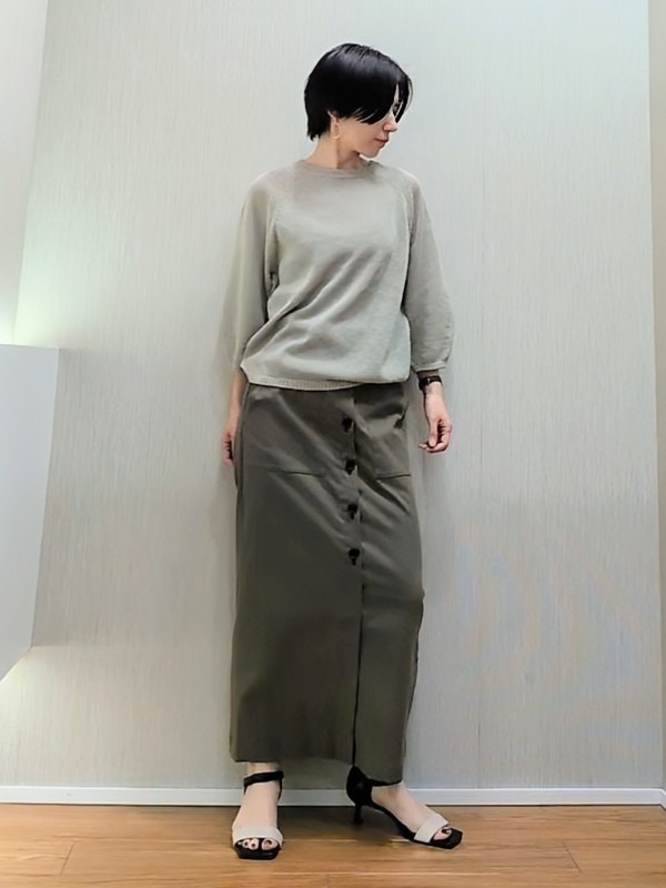 ミズタさんの「UNTITLED｜【2WAY/マシンウォッシャブル】カシュクールデザインシャツ」を使ったコーディネート