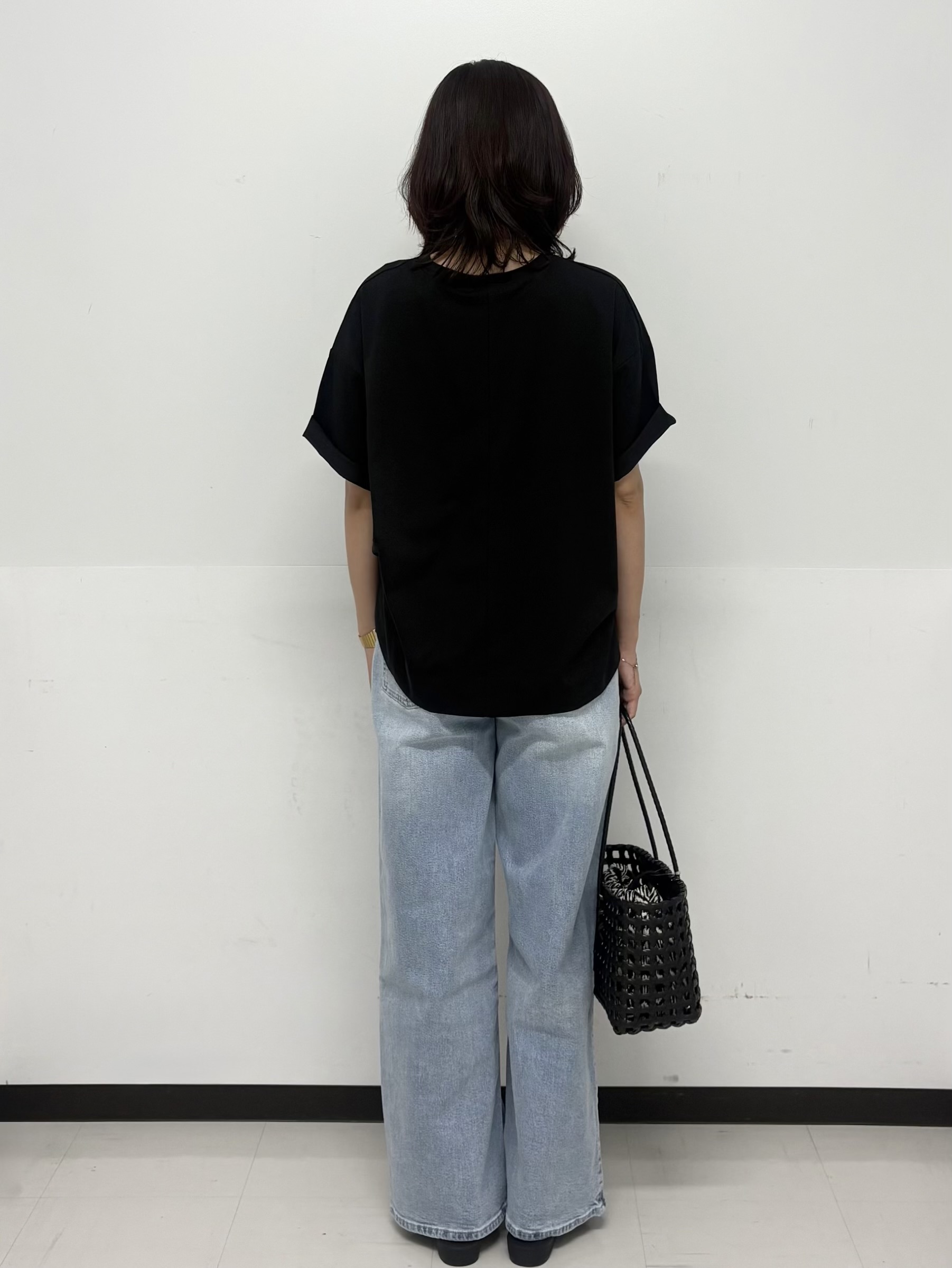 Hazukiさんの「OPAQUE.CLIP｜【接触冷感】リラクシーカットソー《洗濯機OK》」を使ったコーディネート