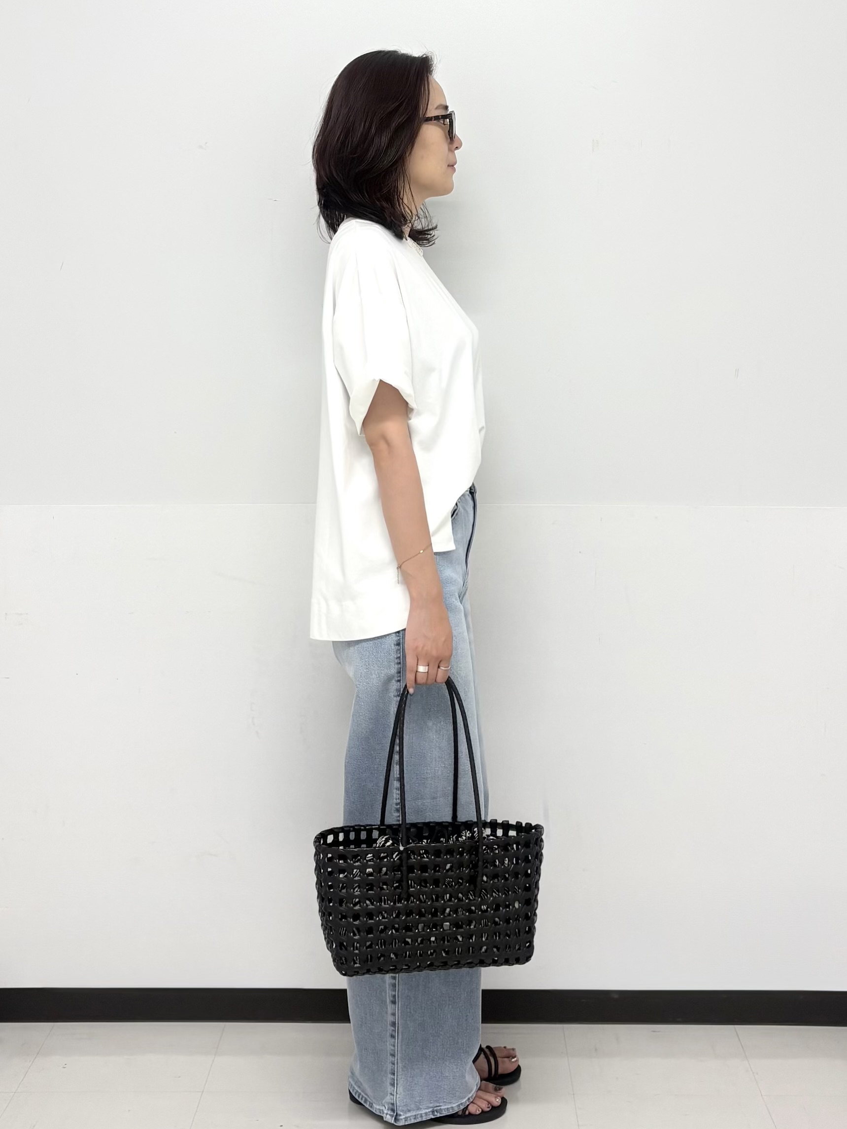 Hazukiさんの「OPAQUE.CLIP｜【接触冷感】リラクシーカットソー《洗濯機OK》」を使ったコーディネート