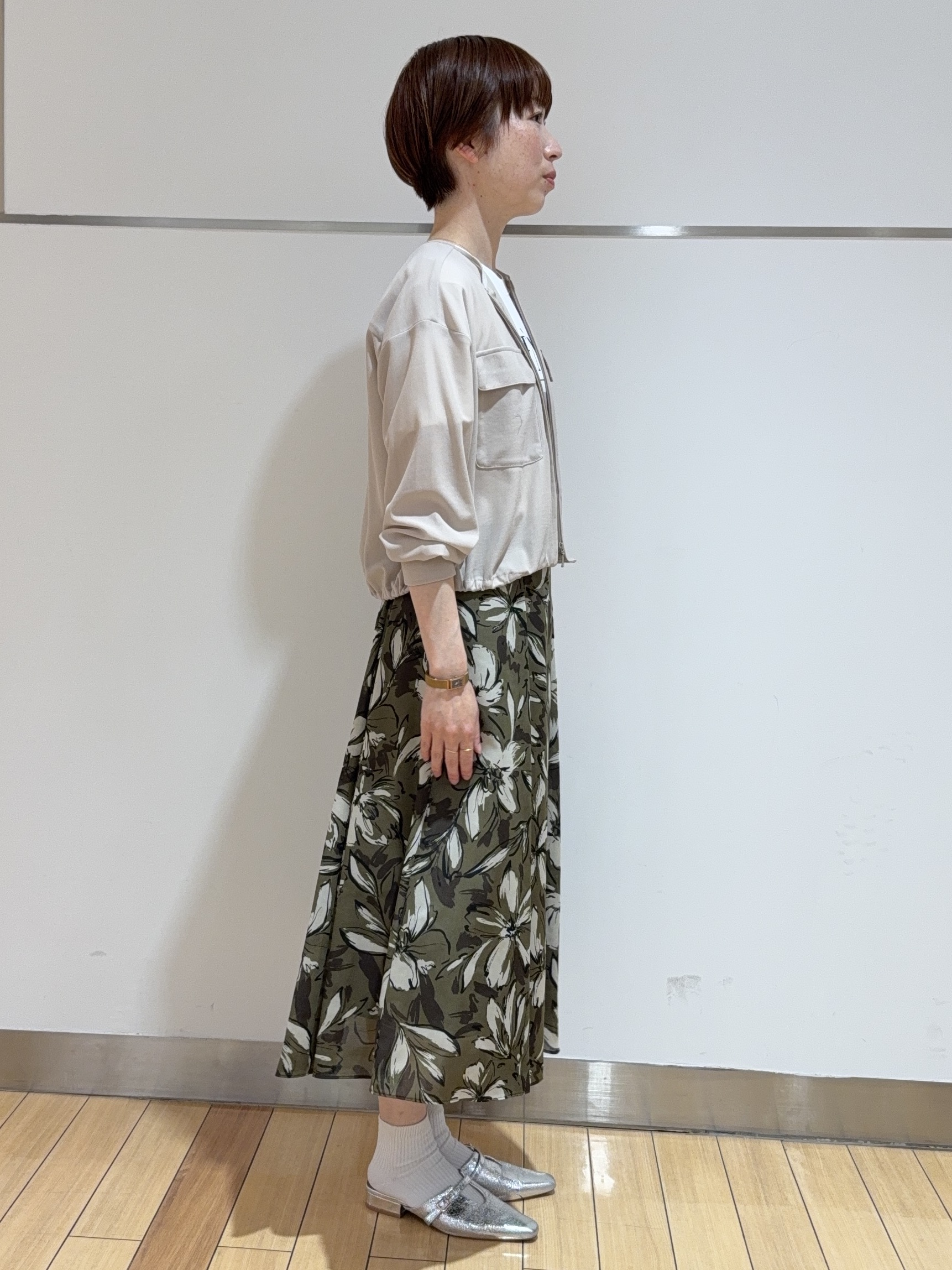 あやさんの「UNTITLED｜【古畑星夏さん着用/洗える】シアーブルゾン」を使ったコーディネート