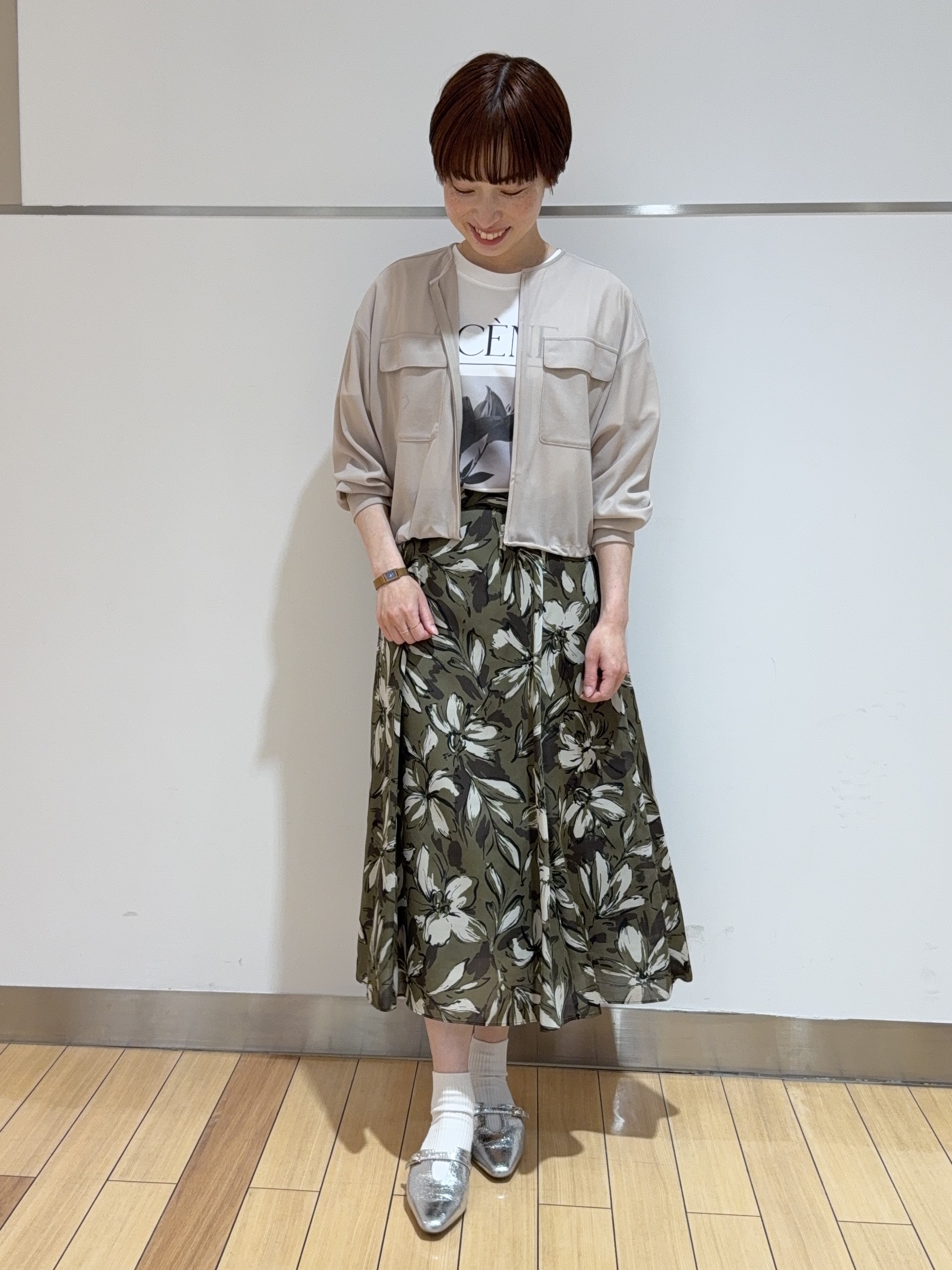 あやさんの「UNTITLED｜【古畑星夏さん着用/洗える】シアーブルゾン」を使ったコーディネート
