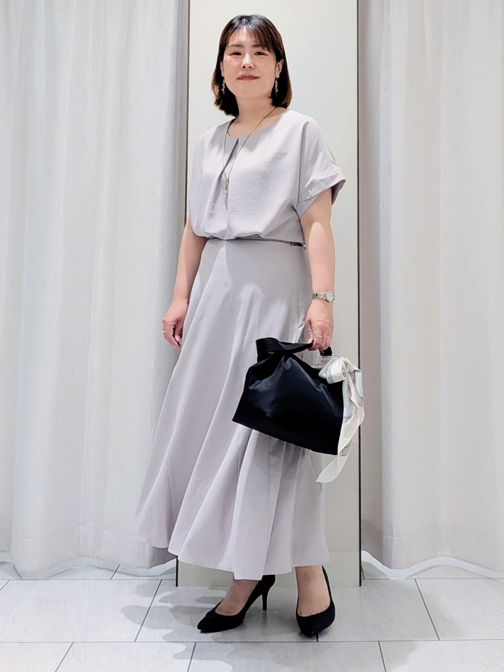 Onumaさんの「UNTITLED｜【接触冷感/はっ水/セットアップ可】リラクシーフレアスカート」を使ったコーディネート