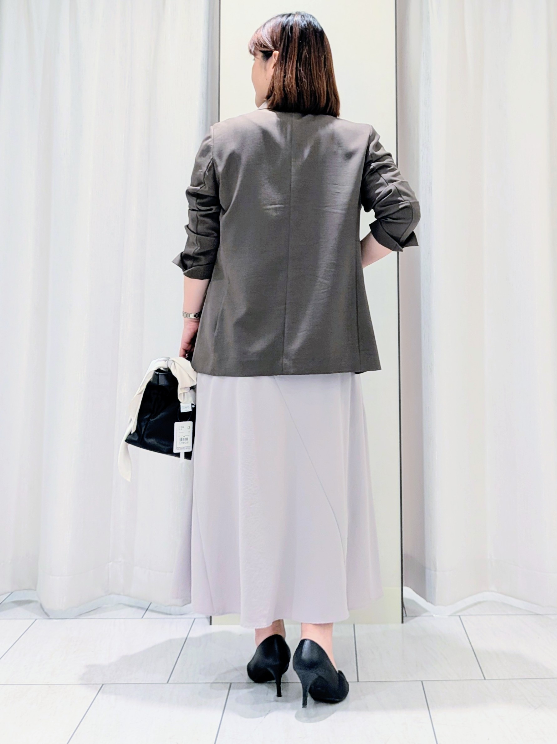 Onumaさんの「UNTITLED｜【接触冷感/はっ水/セットアップ可】リラクシーフレアスカート」を使ったコーディネート