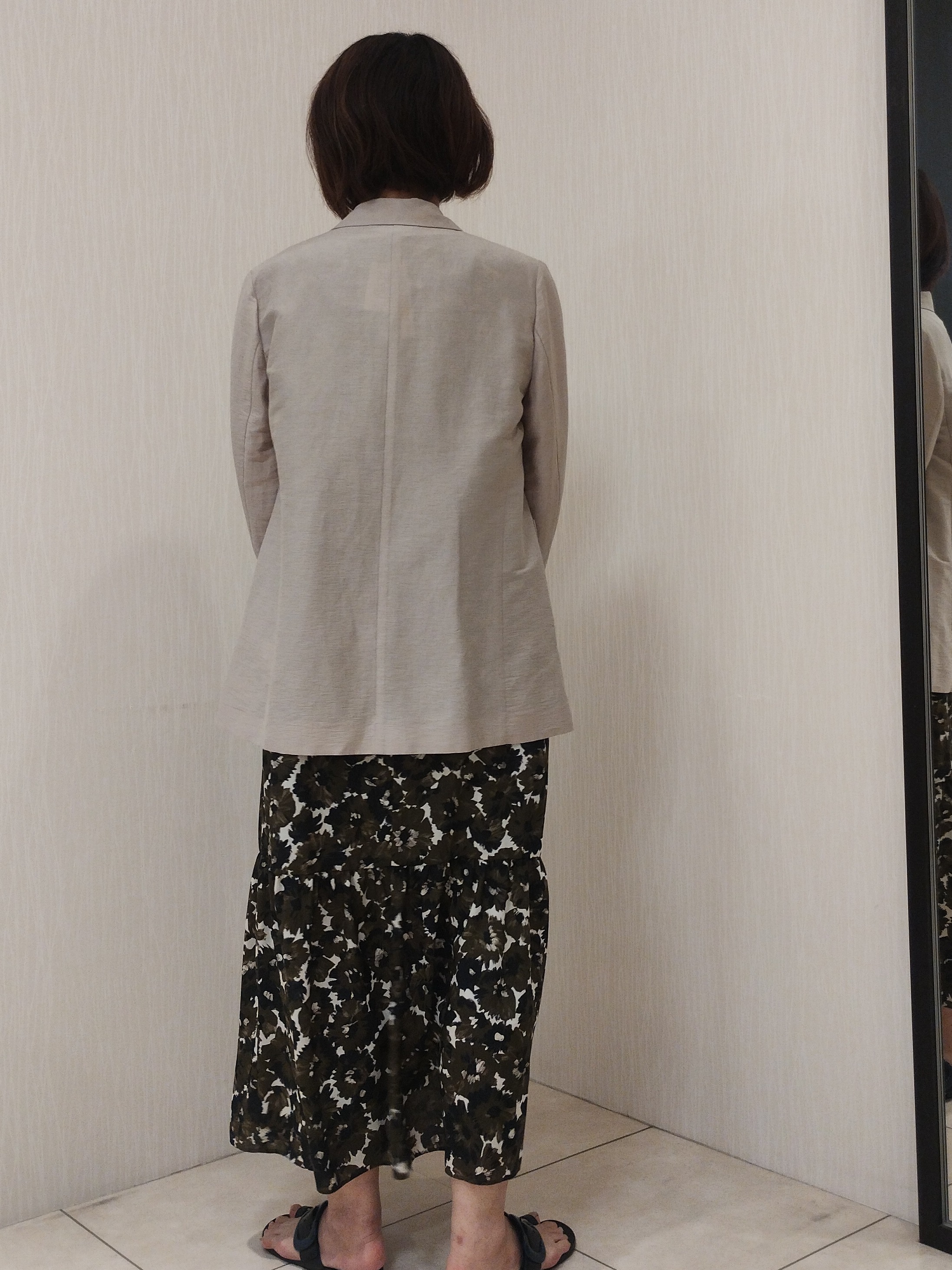 u&minus;macoさんの「UNTITLED｜【程よいシアー感/洗える】エアリーバイオジャケット」を使ったコーディネート