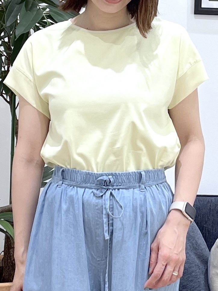 canaさんの「Dessin｜【UVカット/接触冷感】美光沢カットソー」を使ったコーディネート