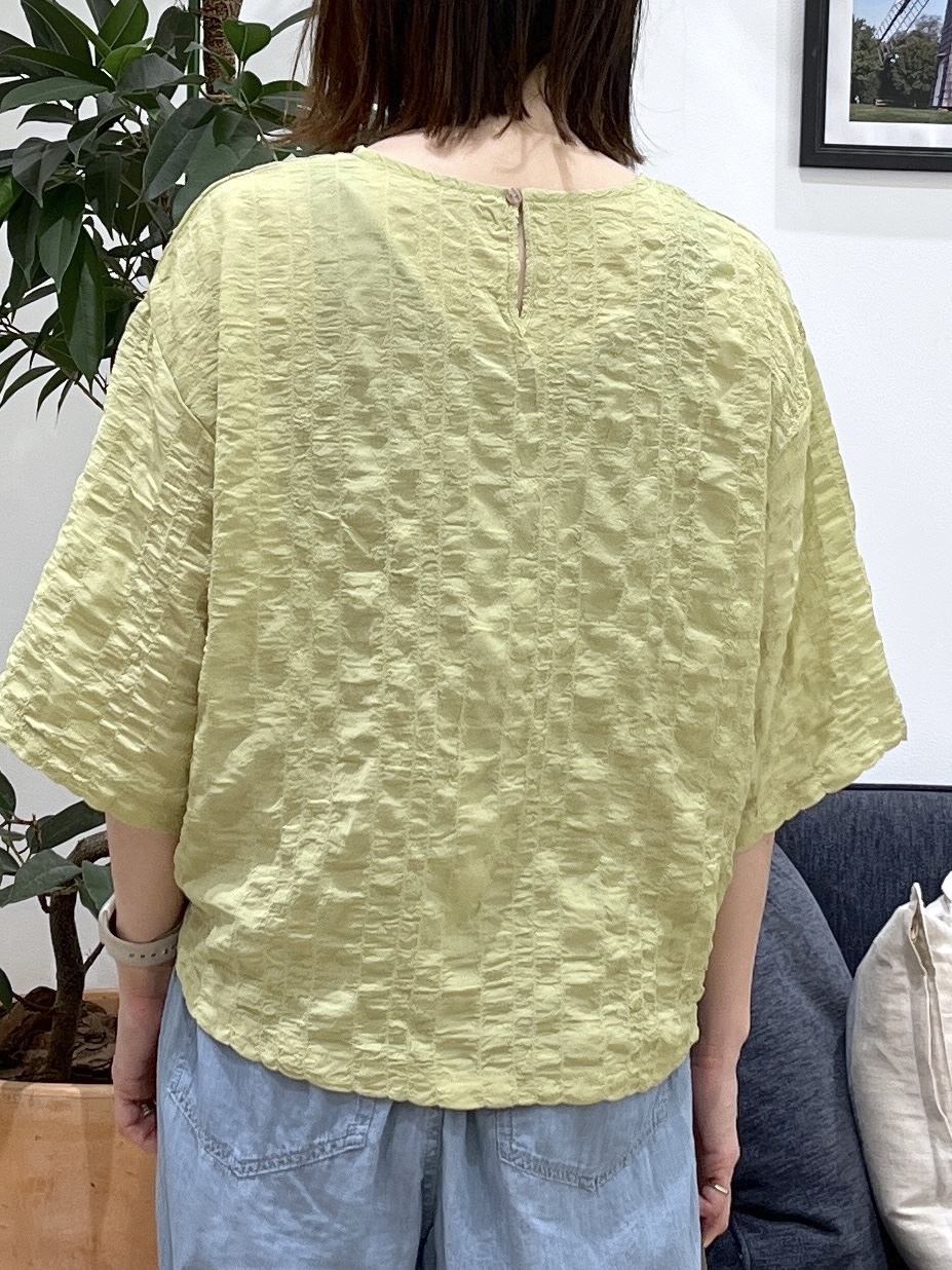canaさんの「Dessin｜【マシンウォッシャブル】エアリーシアー 5分袖プルオーバーシャツ」を使ったコーディネート