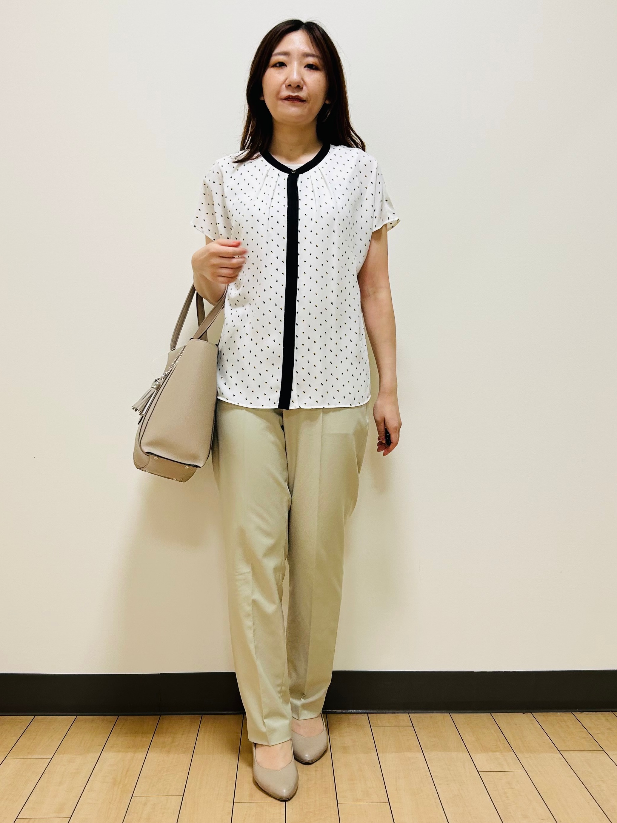 miiiさんの「Reflect｜【SS-4Lサイズ／UVカット／接触冷感】匠ジャケット／ノーカラー」を使ったコーディネート