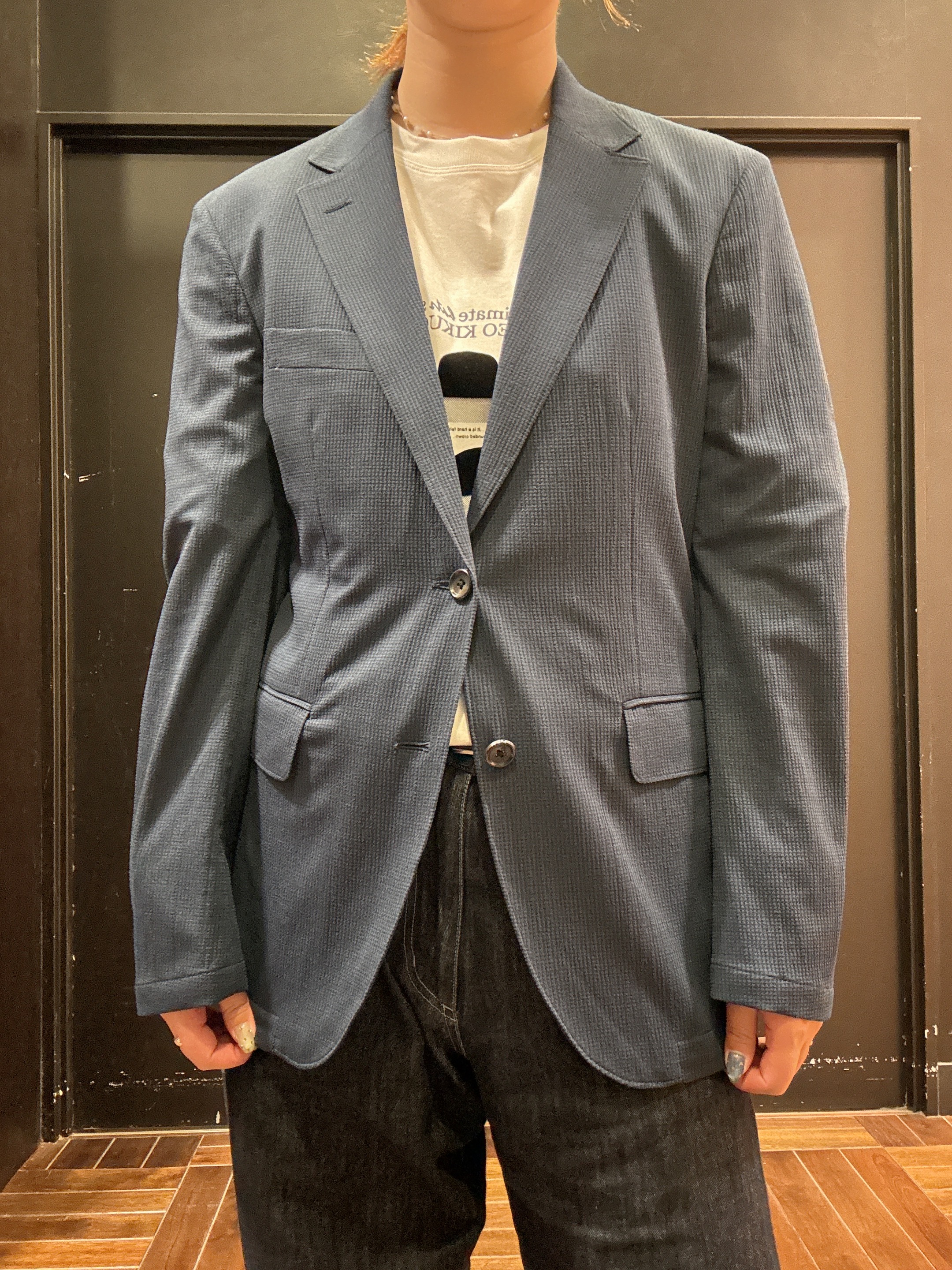 ヒナさんの「TAKEO KIKUCHI｜【Begin5月号掲載/通気性】トリコットサッカー ジャケット」を使ったコーディネート