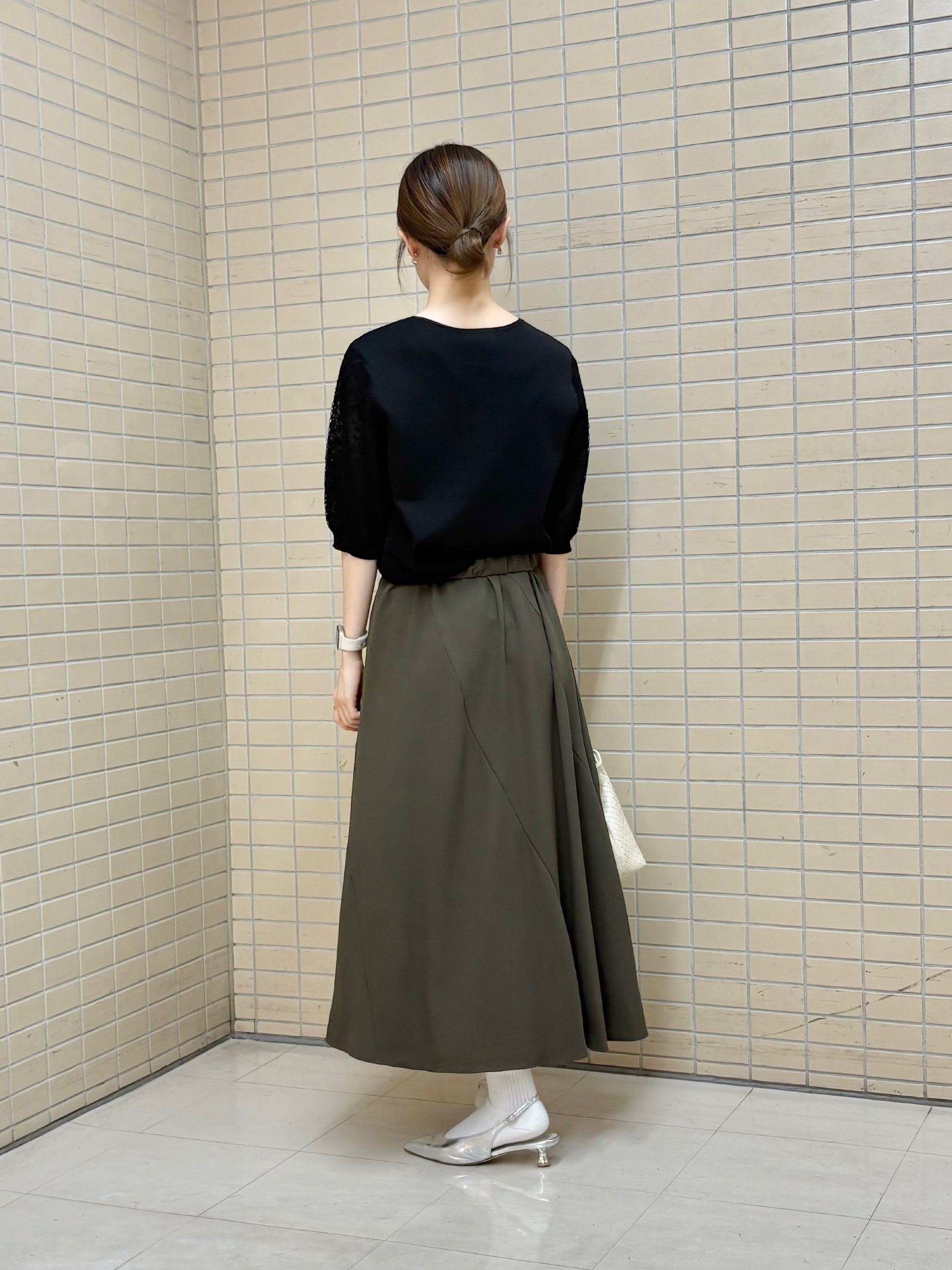 kyokaさんの「UNTITLED｜【洗える】エレガンススリーブニット」を使ったコーディネート
