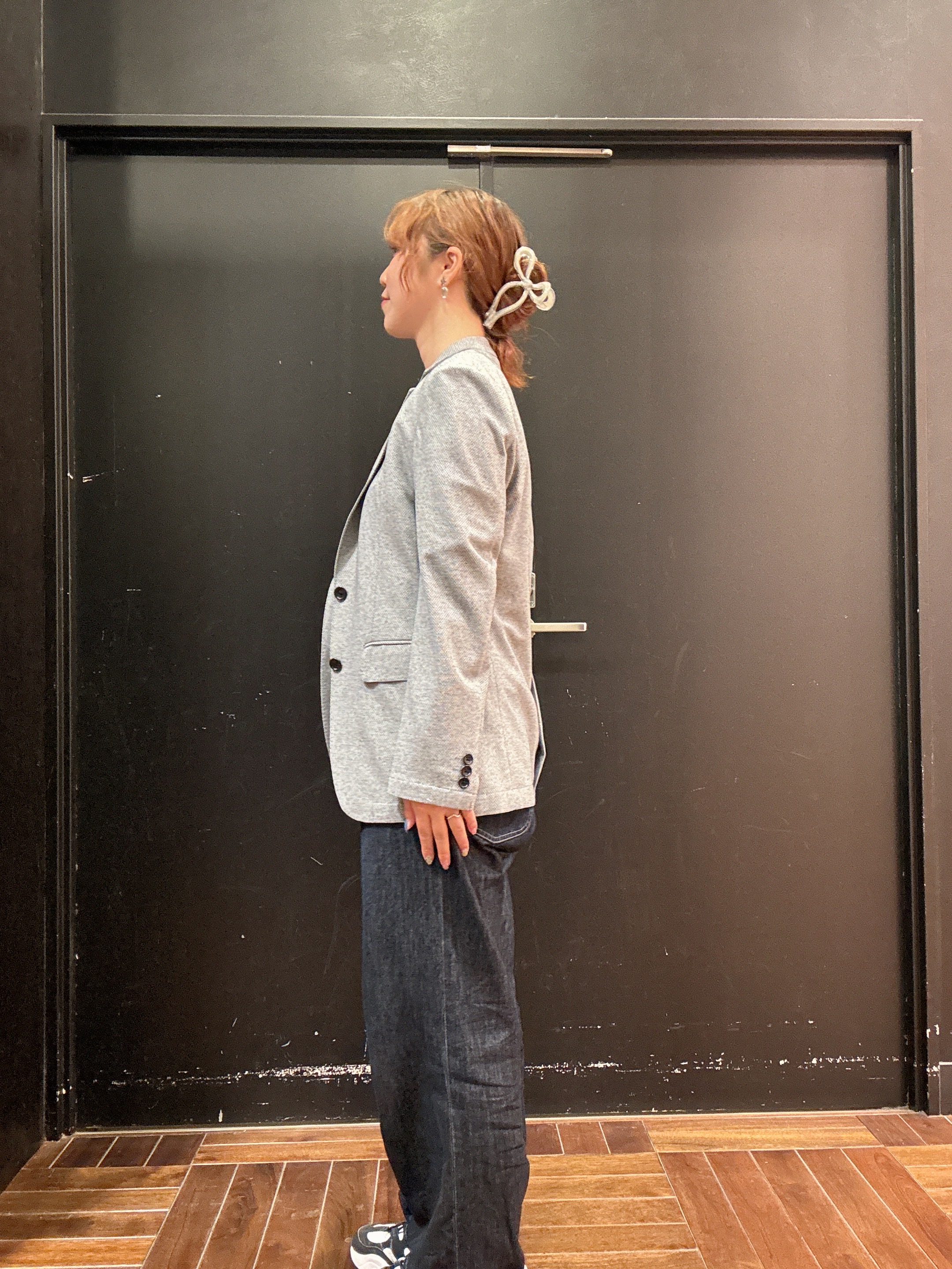 ヒナさんの「TAKEO KIKUCHI｜【抗菌防臭】CALCULO（R）ジャージ ジャケット」を使ったコーディネート