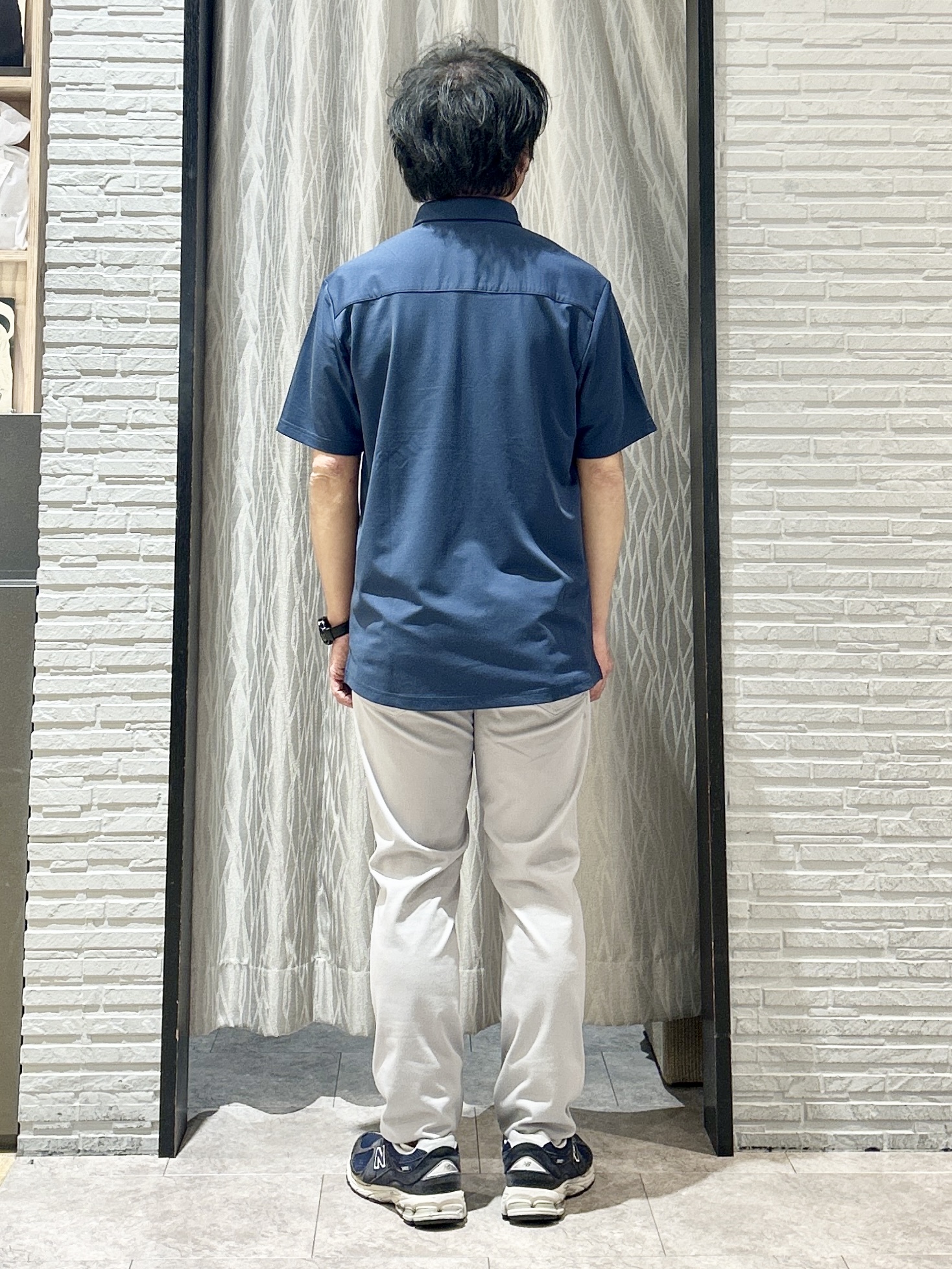 KENJI Iさんの「THE SHOP TK｜アイス カノコポロシャツ【接触冷感／洗濯機OK】」を使ったコーディネート