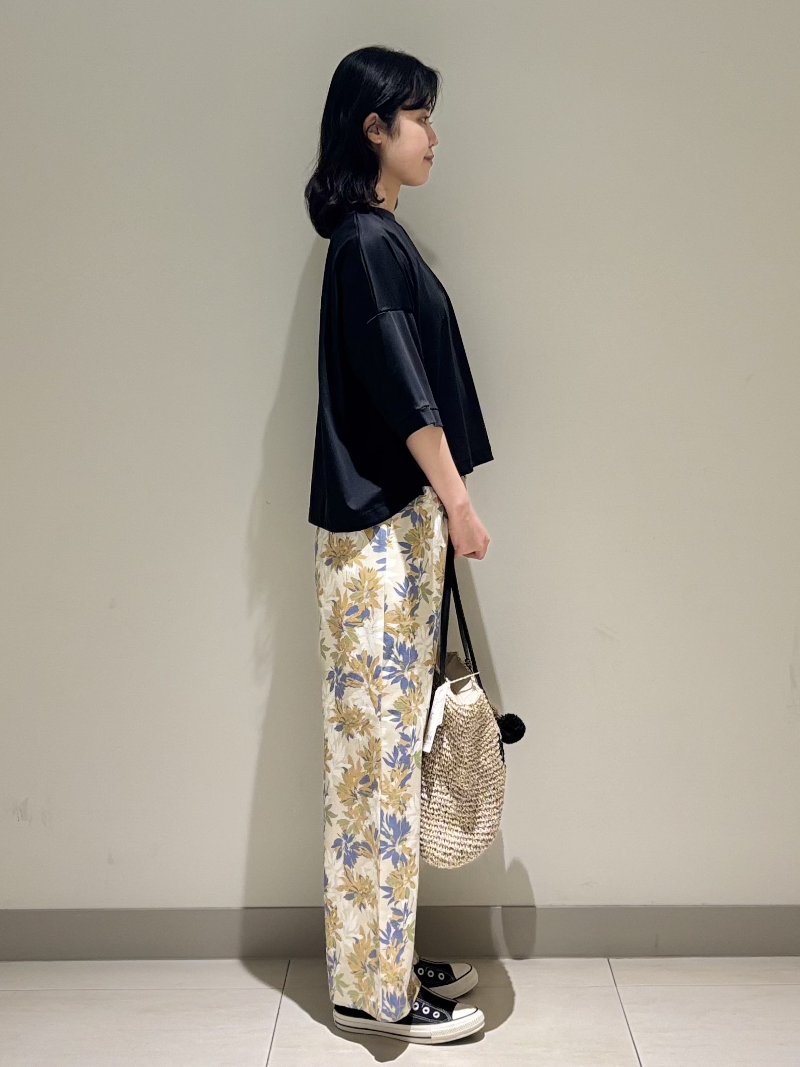 mayuさんの「Dessin｜【新色追加/体型カバー】美光沢カットソーボクシーシルエット」を使ったコーディネート