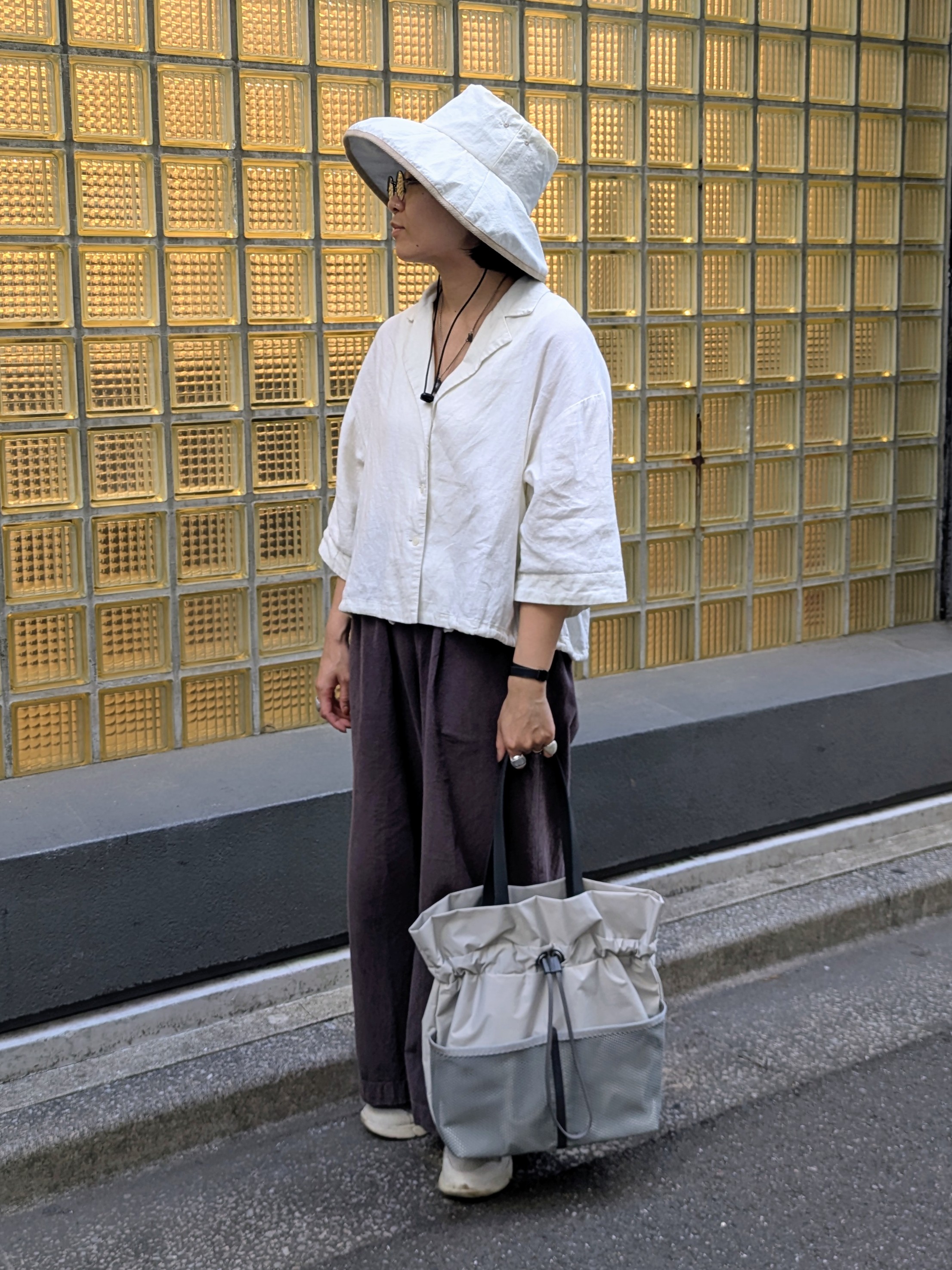 MTさんの「HIROKO HAYASHI｜LUINI AGILE（ルイーニ アジレ）トートバッグ」を使ったコーディネート