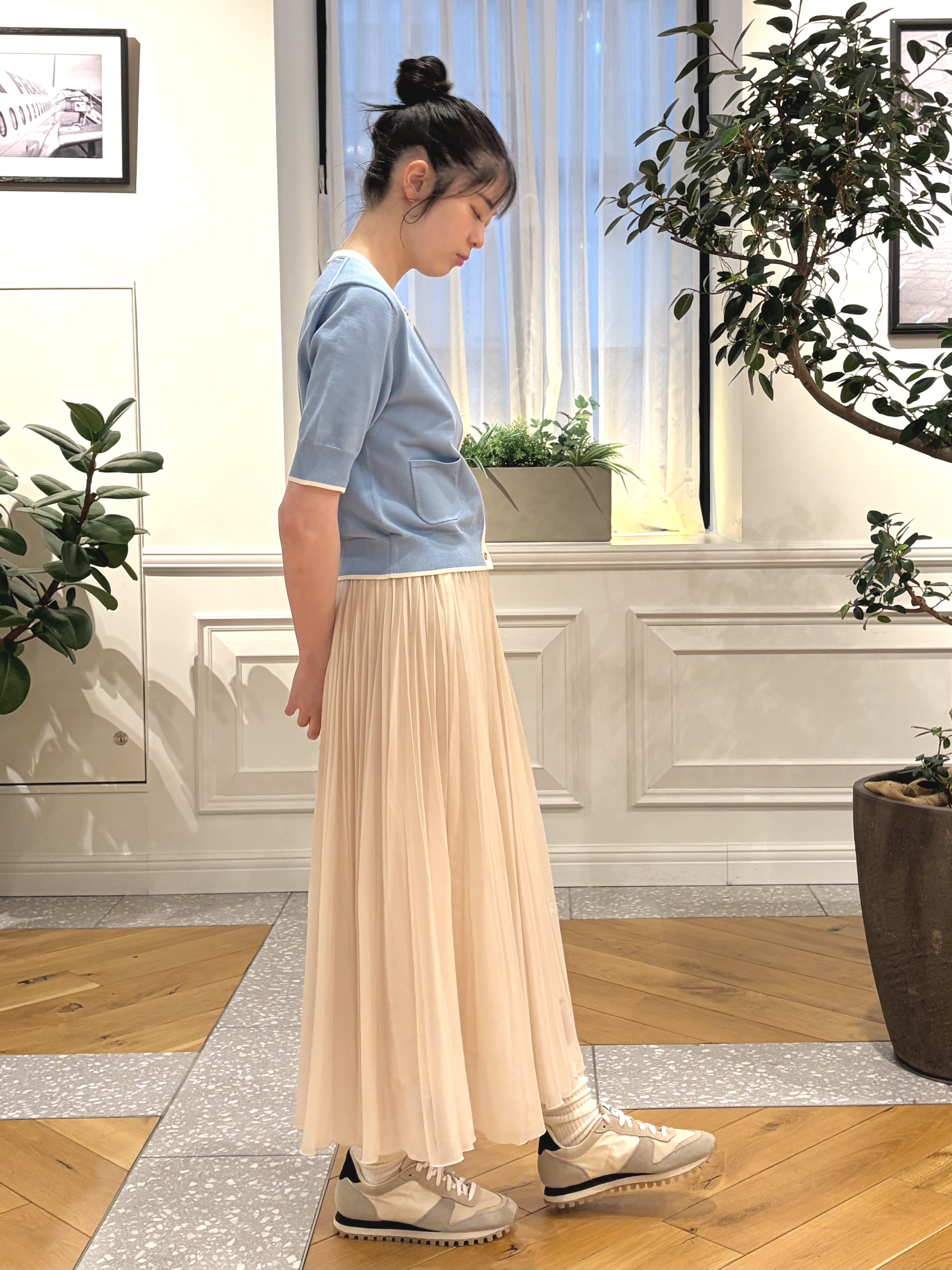 pupiさんの「DRESSTERIOR｜【otonaMUSE5月号掲載/UVカット/ウォッシャブル】クールタッチ コンビ カーディガン」を使ったコーディネート