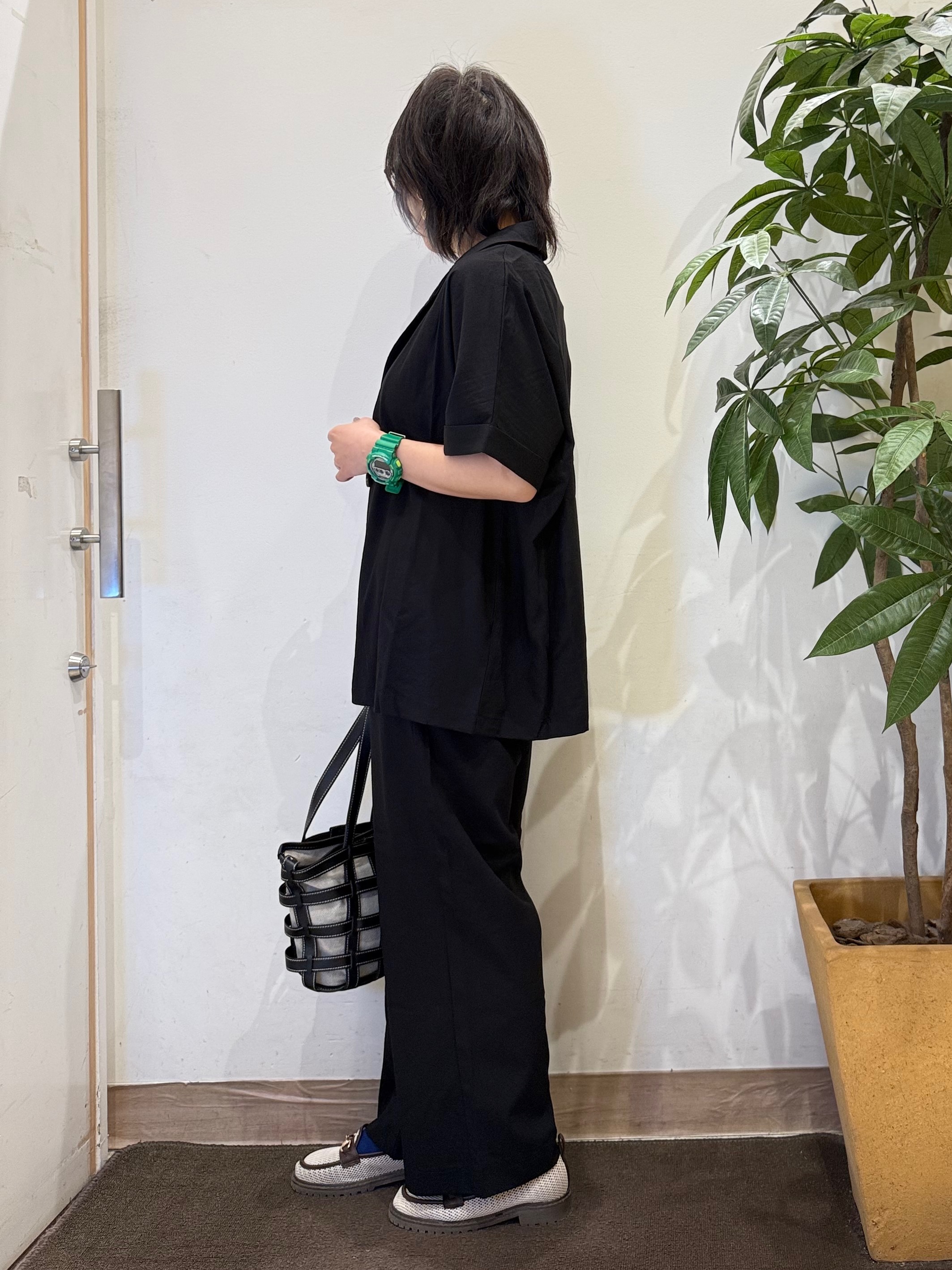 misakiさんの「SHOO･LA･RUE｜【高レビュー/洗濯機可/セットアップ可】軽凛(かろりん) ひんやり半袖ジャケット」を使ったコーディネート