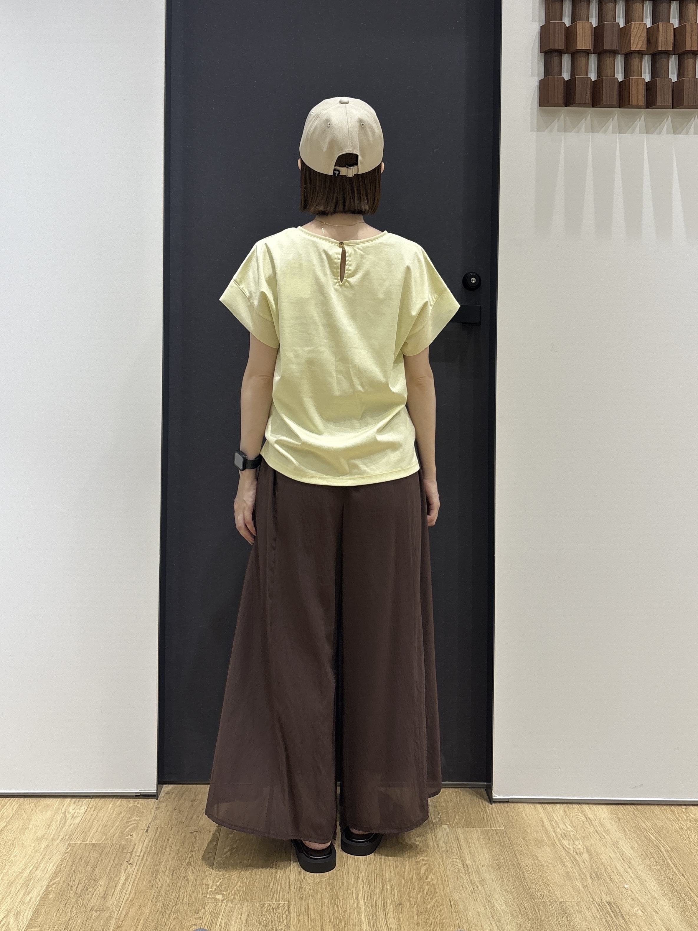 risaさんの「Dessin｜【UVカット/接触冷感】美光沢カットソー」を使ったコーディネート