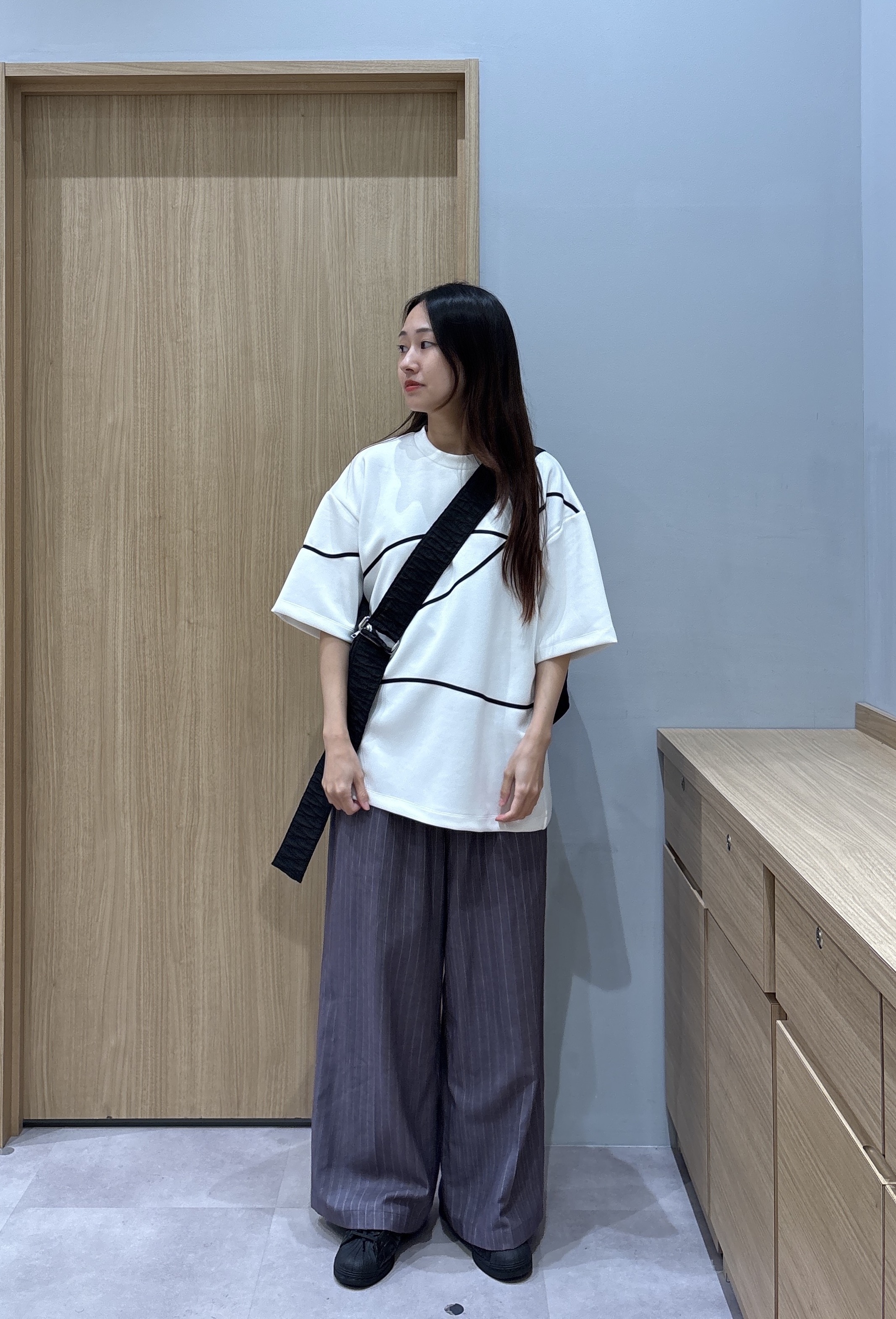 よぴさんの「TAKEO KIKUCHI｜【26SSトレンドの商品】シアーフラワーシャツ/フラワーデザイン/通気性/レース/透け感/トレンド」を使ったコーディネート