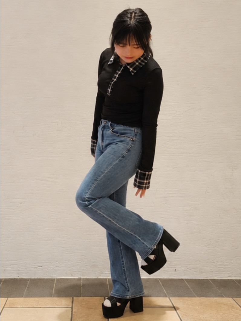 ayaneさんの「ESPERANZA｜ラク盛り厚底サンダルⅢ」を使ったコーディネート