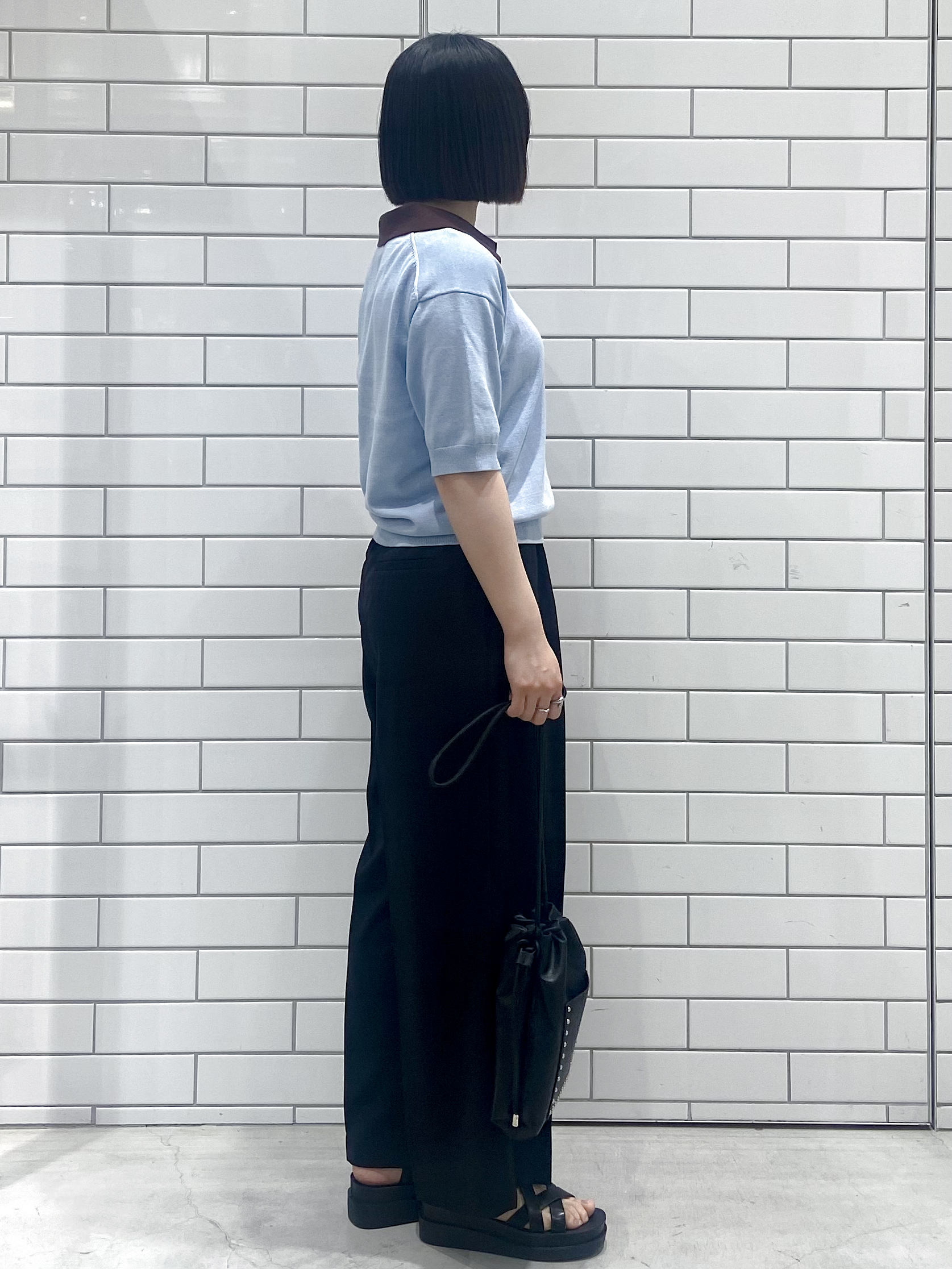 kimiさんの「OPAQUE.CLIP｜ビッグポロ衿ニット【洗濯機OK】」を使ったコーディネート