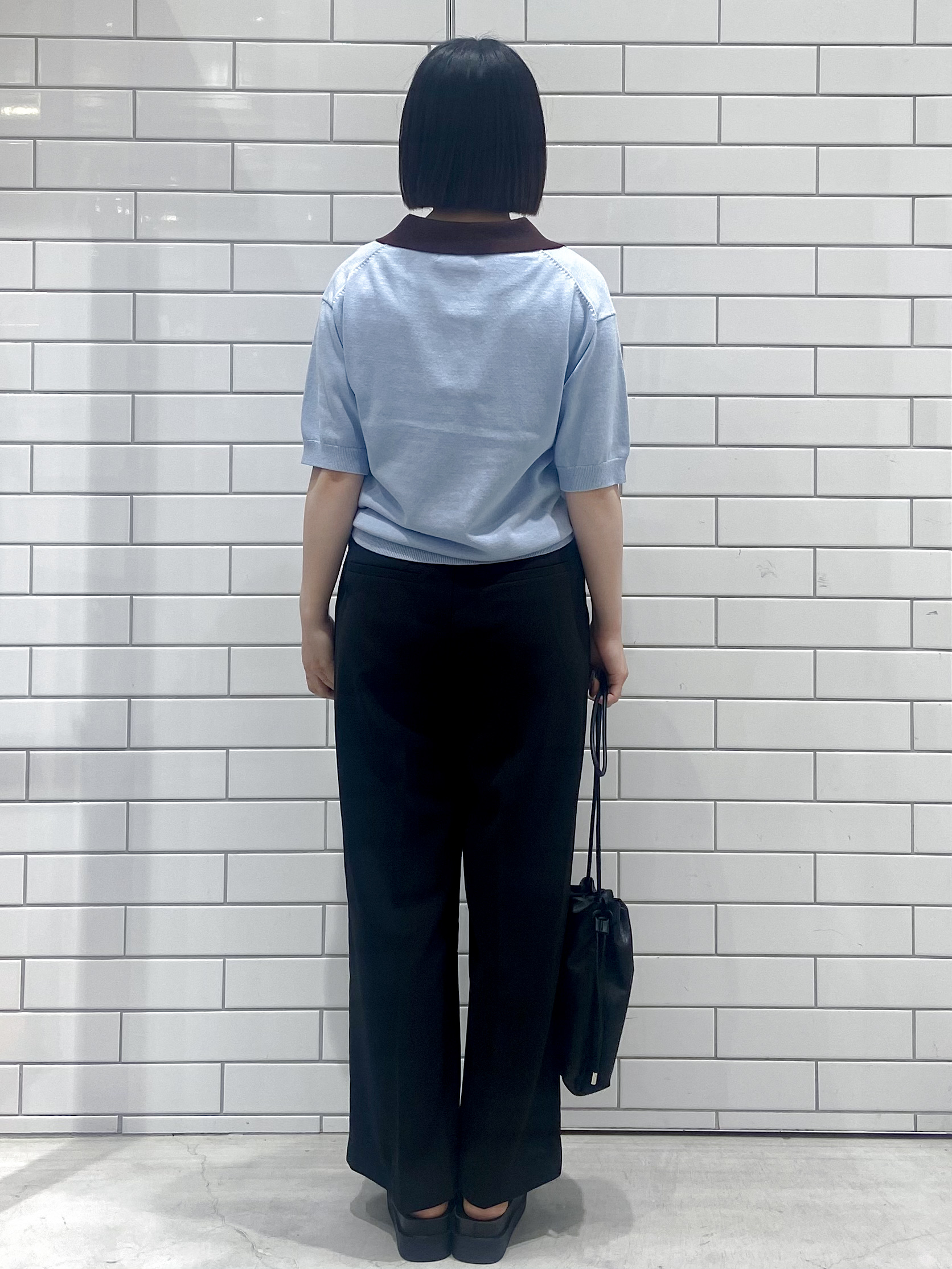 kimiさんの「OPAQUE.CLIP｜ビッグポロ衿ニット【洗濯機OK】」を使ったコーディネート