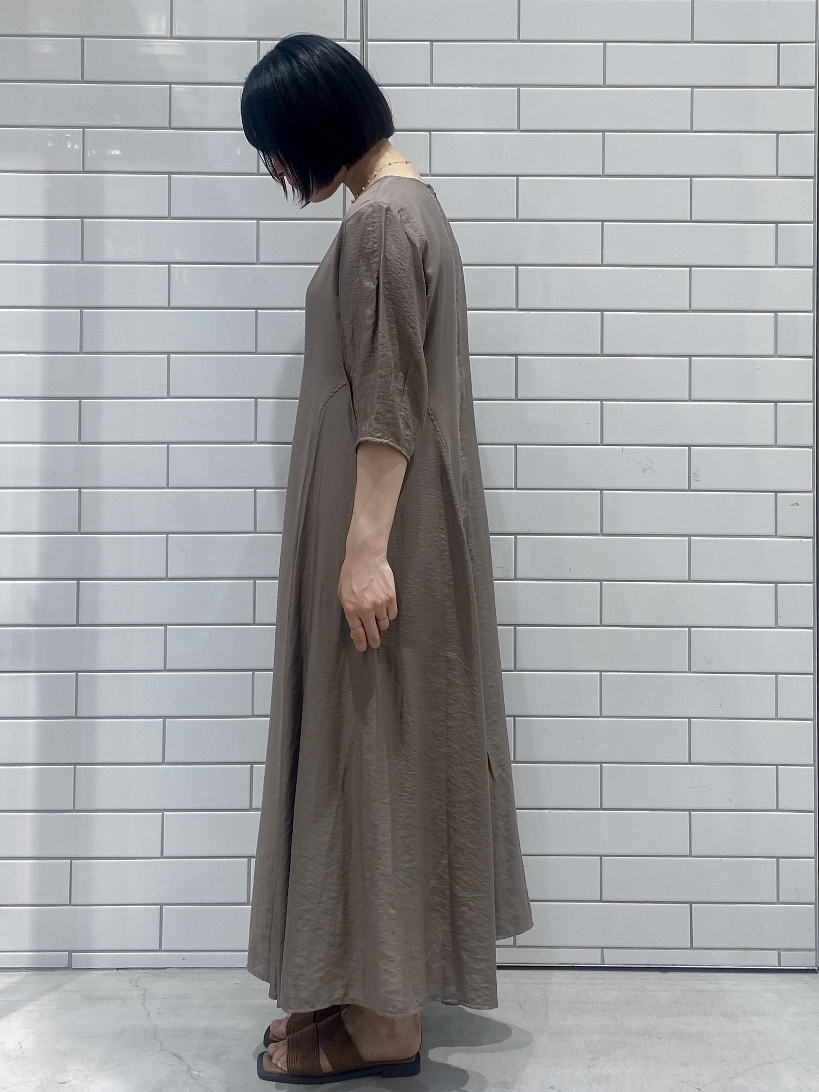 kimiさんの「OPAQUE.CLIP｜切り替えデザインフレアワンピース【洗濯機OK】」を使ったコーディネート