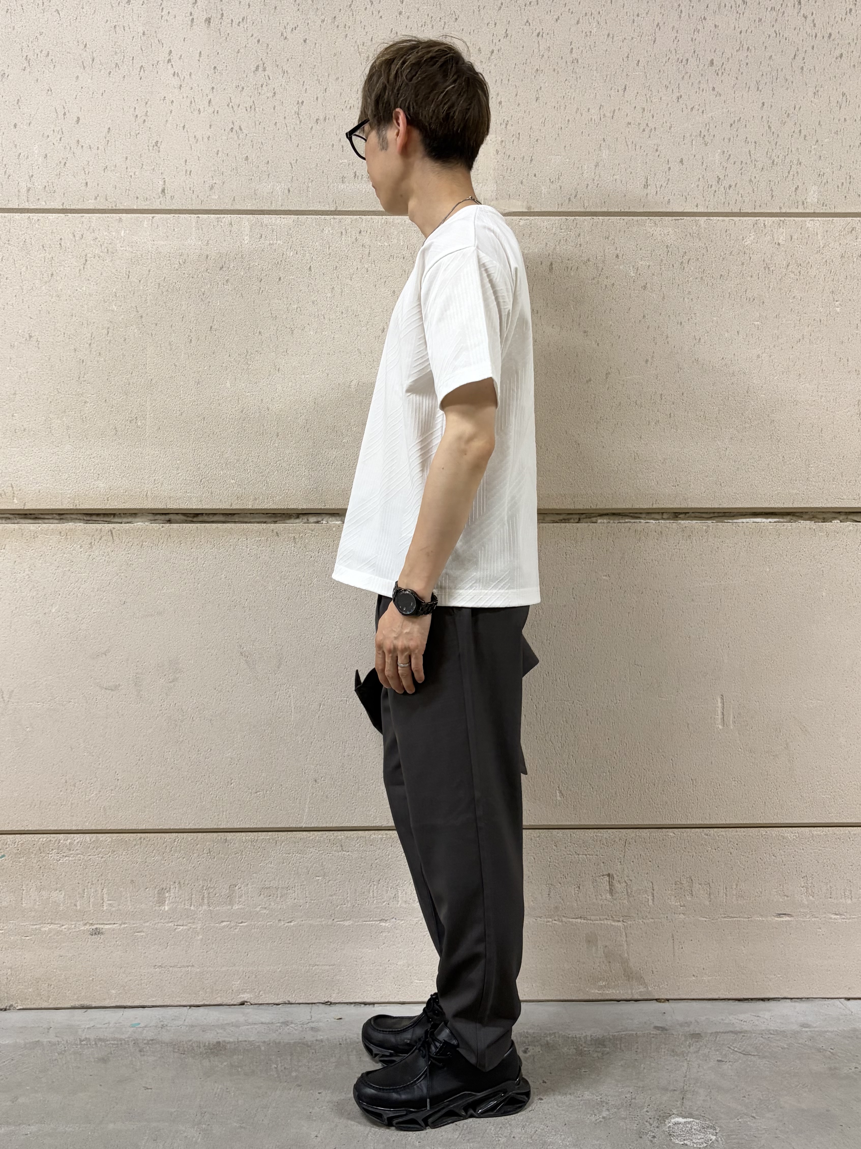 つーじーさんの「THE SHOP TK｜LITE TEX ダブルフラップ半袖シャツ 接触冷感/吸水速乾/UVカット/アンチピリング/イージー」を使ったコーディネート