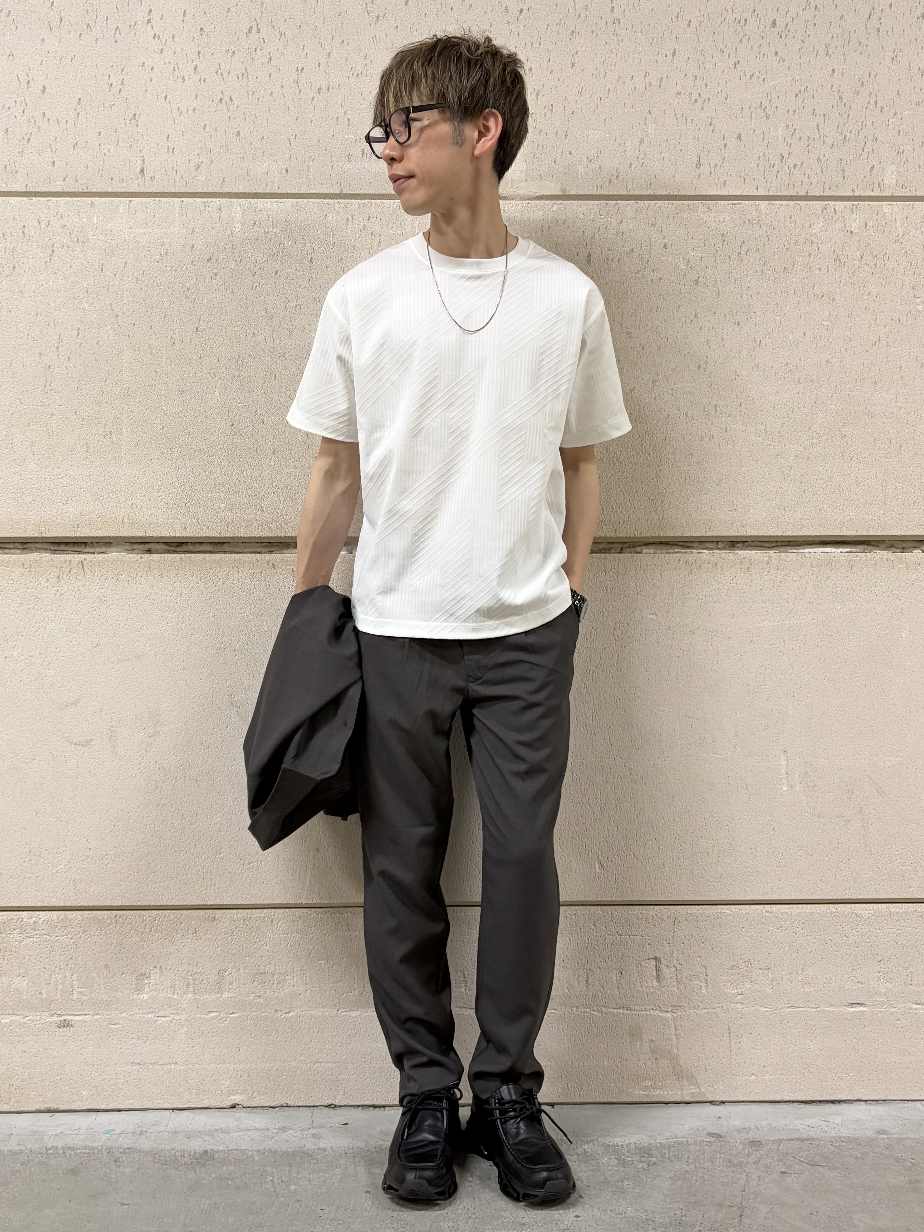 つーじーさんの「THE SHOP TK｜LITE TEX ダブルフラップ半袖シャツ 接触冷感/吸水速乾/UVカット/アンチピリング/イージー」を使ったコーディネート