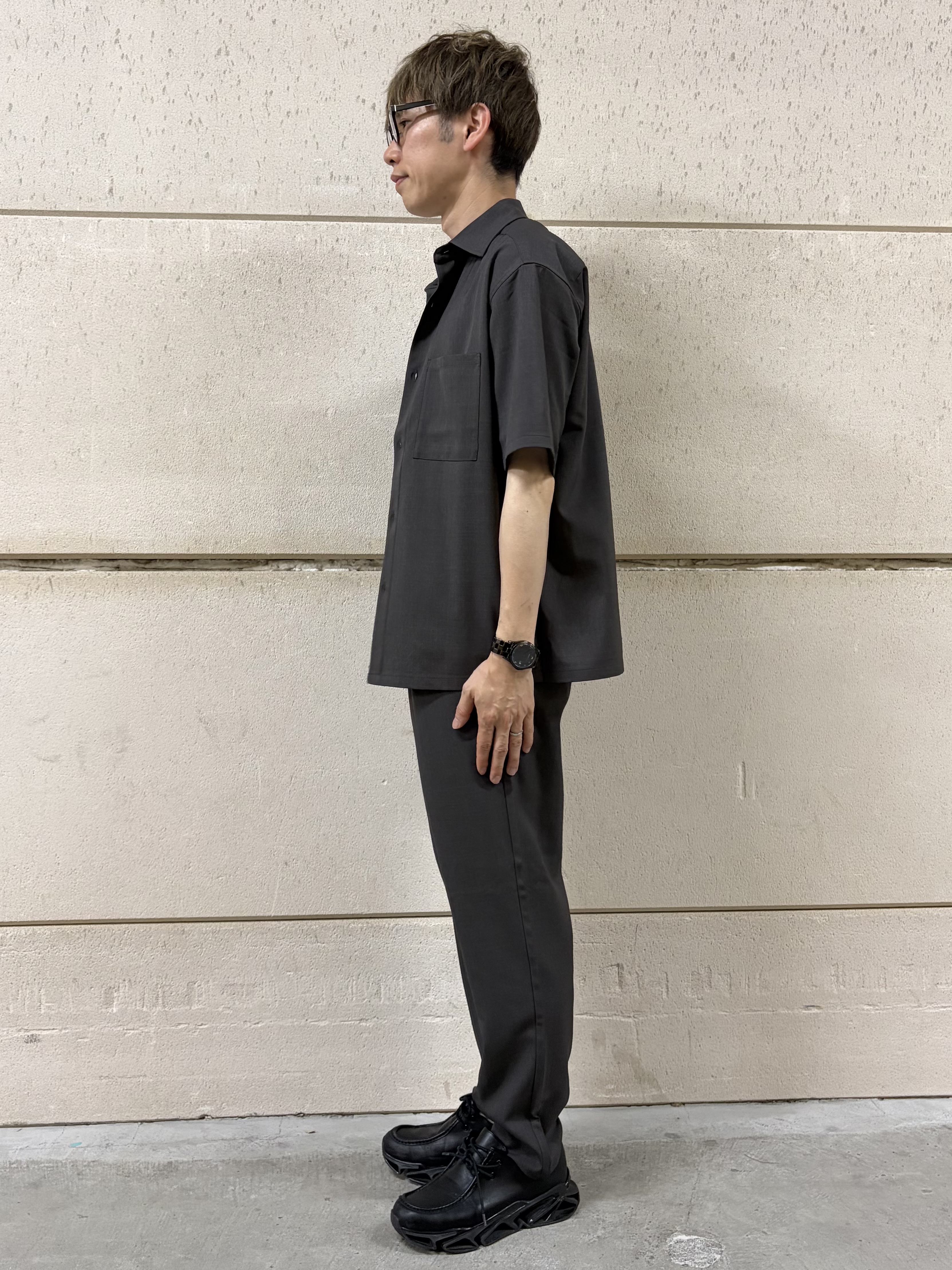 つーじーさんの「THE SHOP TK｜LITE TEX ダブルフラップ半袖シャツ 接触冷感/吸水速乾/UVカット/アンチピリング/イージー」を使ったコーディネート