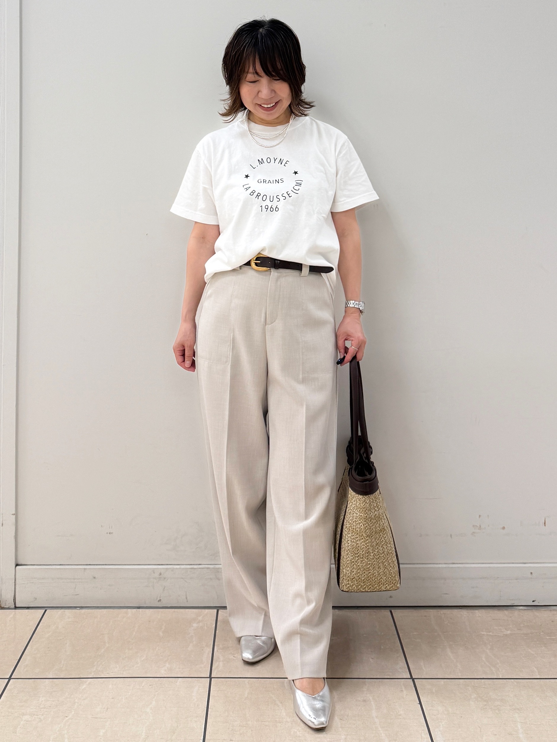 KIKIさんの「Reflect｜【通気性あり／涼しい／マシンウォッシャブル】フロントボタンワンピース」を使ったコーディネート