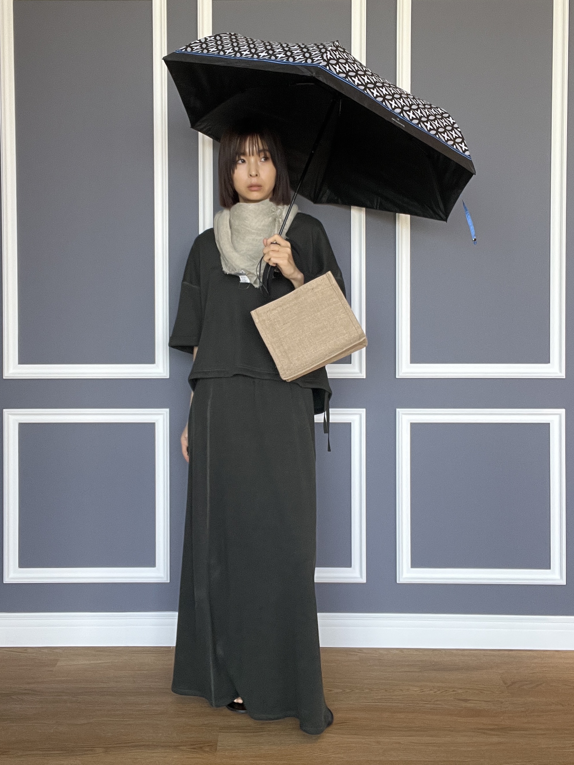misaさんの「DRESSTERIOR｜【ウォッシャブル/セットアップ可】リネン混裏毛ドロストプルオーバー」を使ったコーディネート