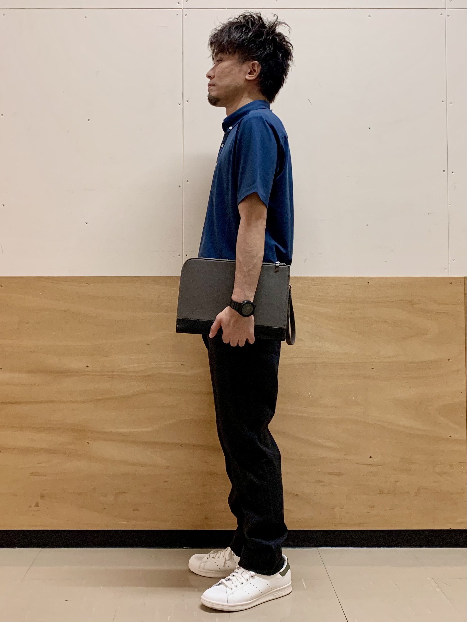MATUさんの「THE SHOP TK｜アイス カノコポロシャツ【接触冷感／洗濯機OK】」を使ったコーディネート
