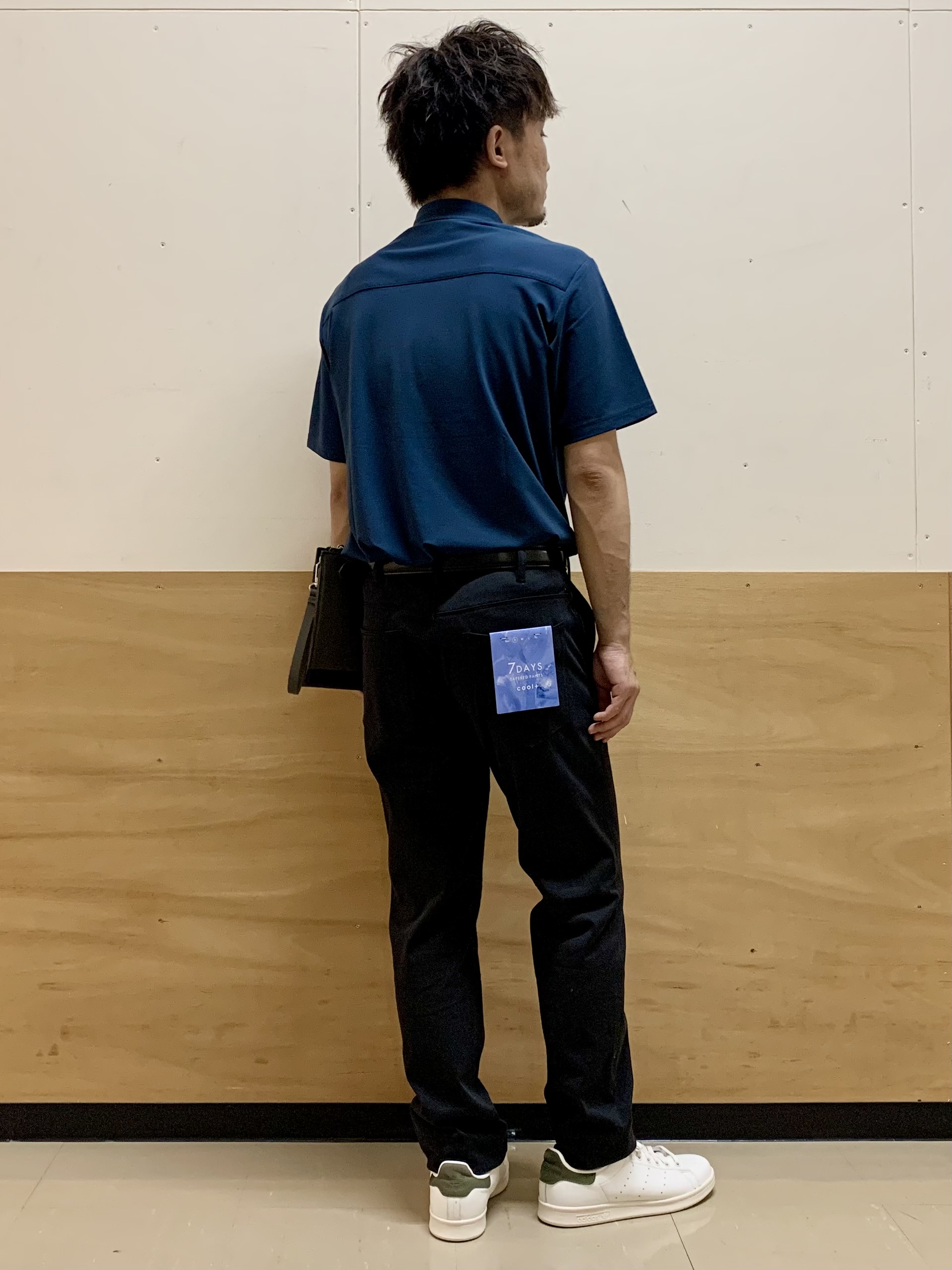 MATUさんの「THE SHOP TK｜アイス カノコポロシャツ【接触冷感／洗濯機OK】」を使ったコーディネート