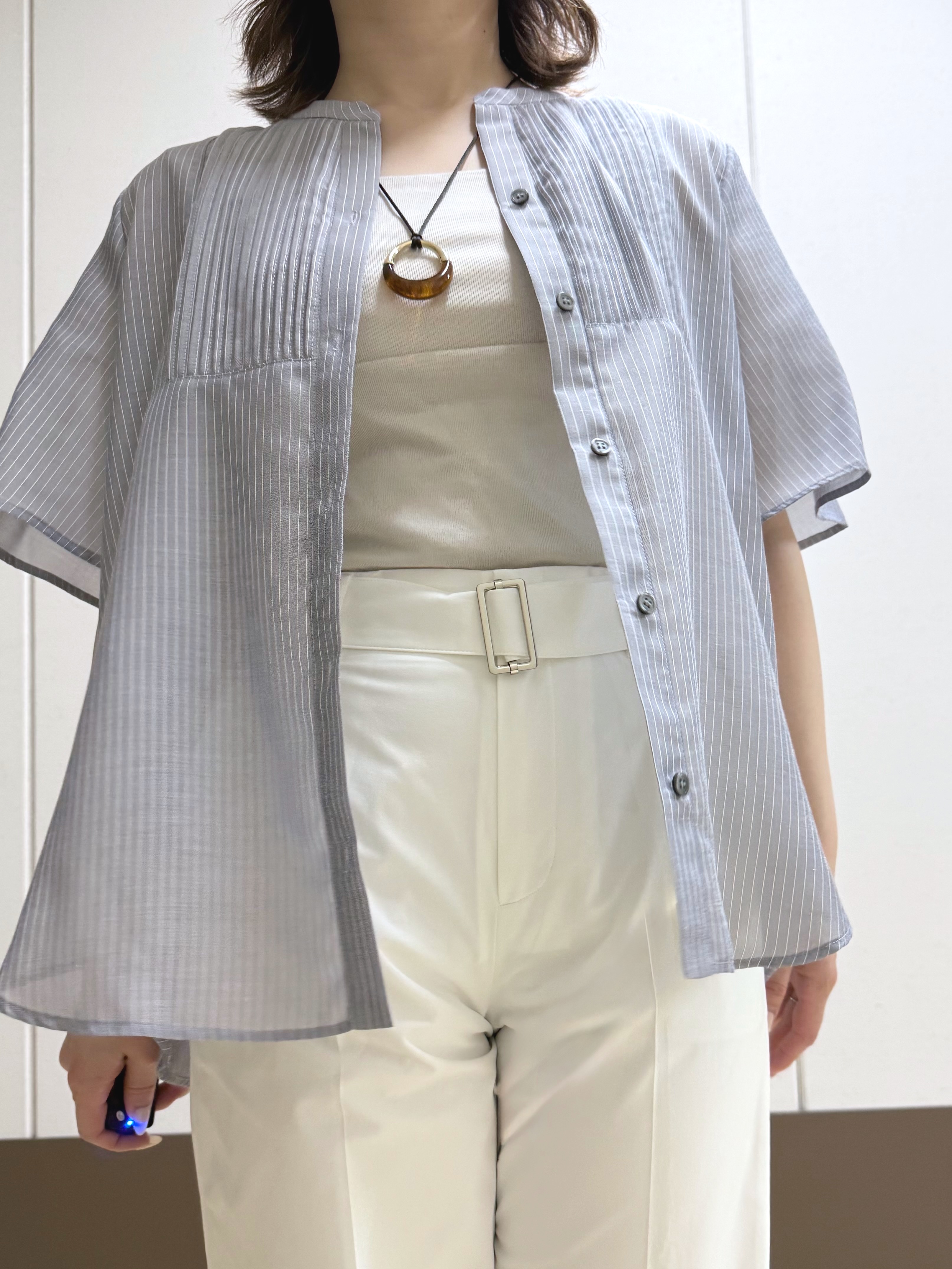 Rikoさんの「INDIVI｜【日本製】ビスチェインナータンクトップ」を使ったコーディネート