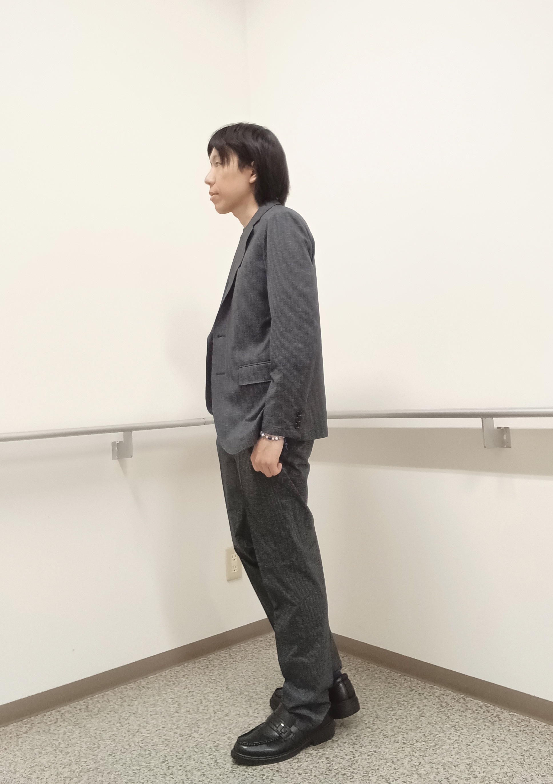 moritaさんの「TAKEO KIKUCHI｜【通気性】ジャージ千鳥柄 ジャケット」を使ったコーディネート