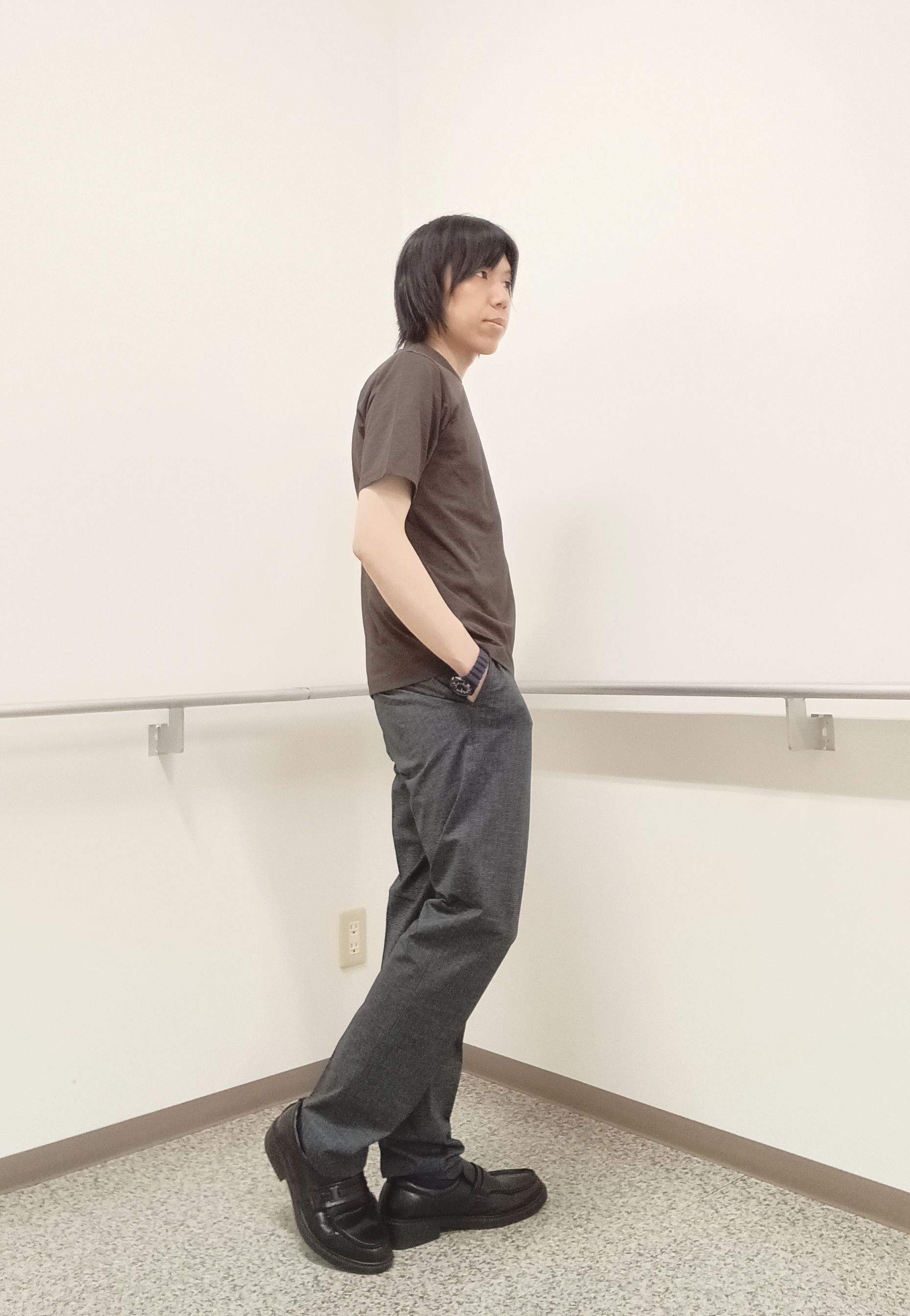moritaさんの「TAKEO KIKUCHI｜【通気性】ジャージ千鳥柄 ジャケット」を使ったコーディネート