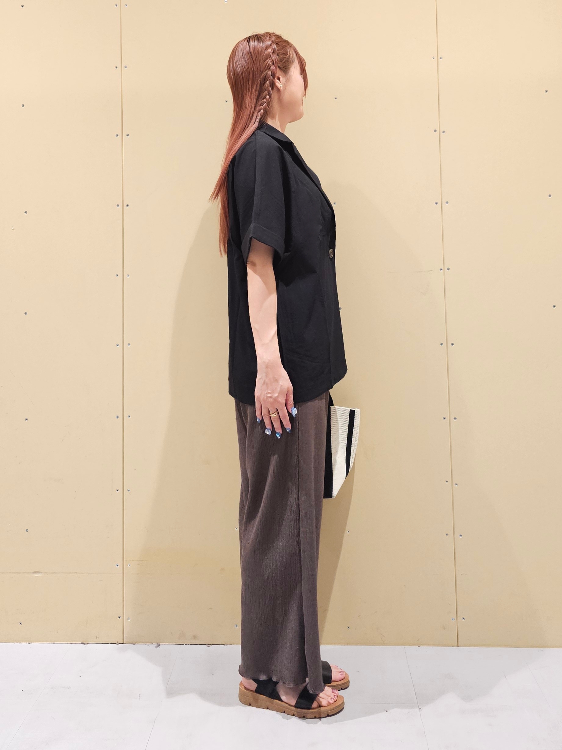 ゆゆさんの「SHOO･LA･RUE｜【高レビュー/洗濯機可/セットアップ可】軽凛(かろりん) ひんやり半袖ジャケット」を使ったコーディネート