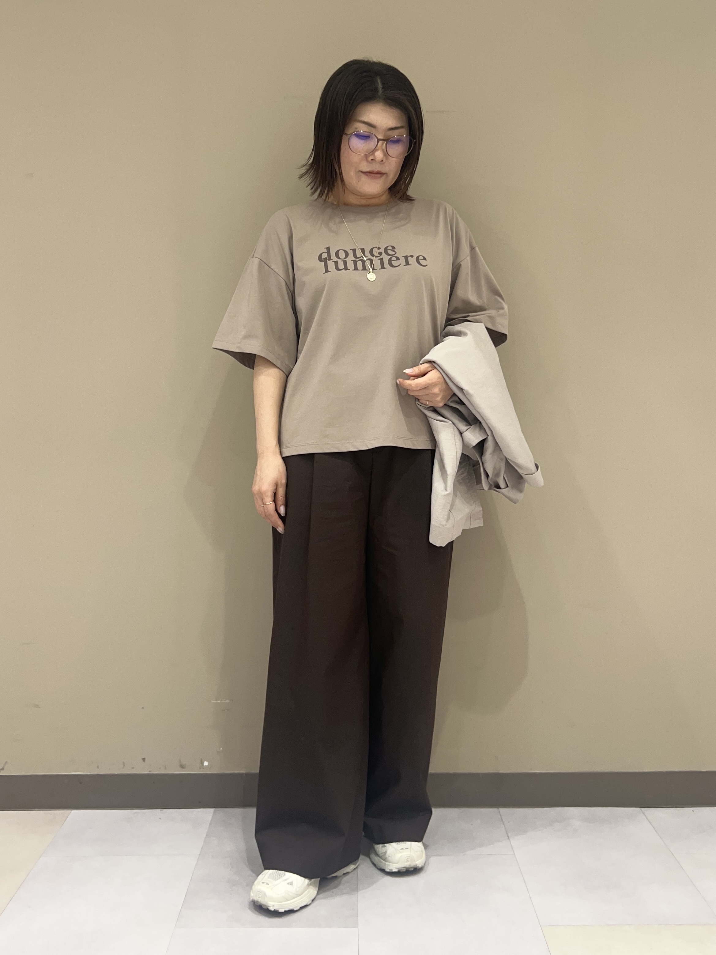 fukuさんの「UNTITLED｜【程よいシアー感/洗える】エアリーバイオジャケット」を使ったコーディネート