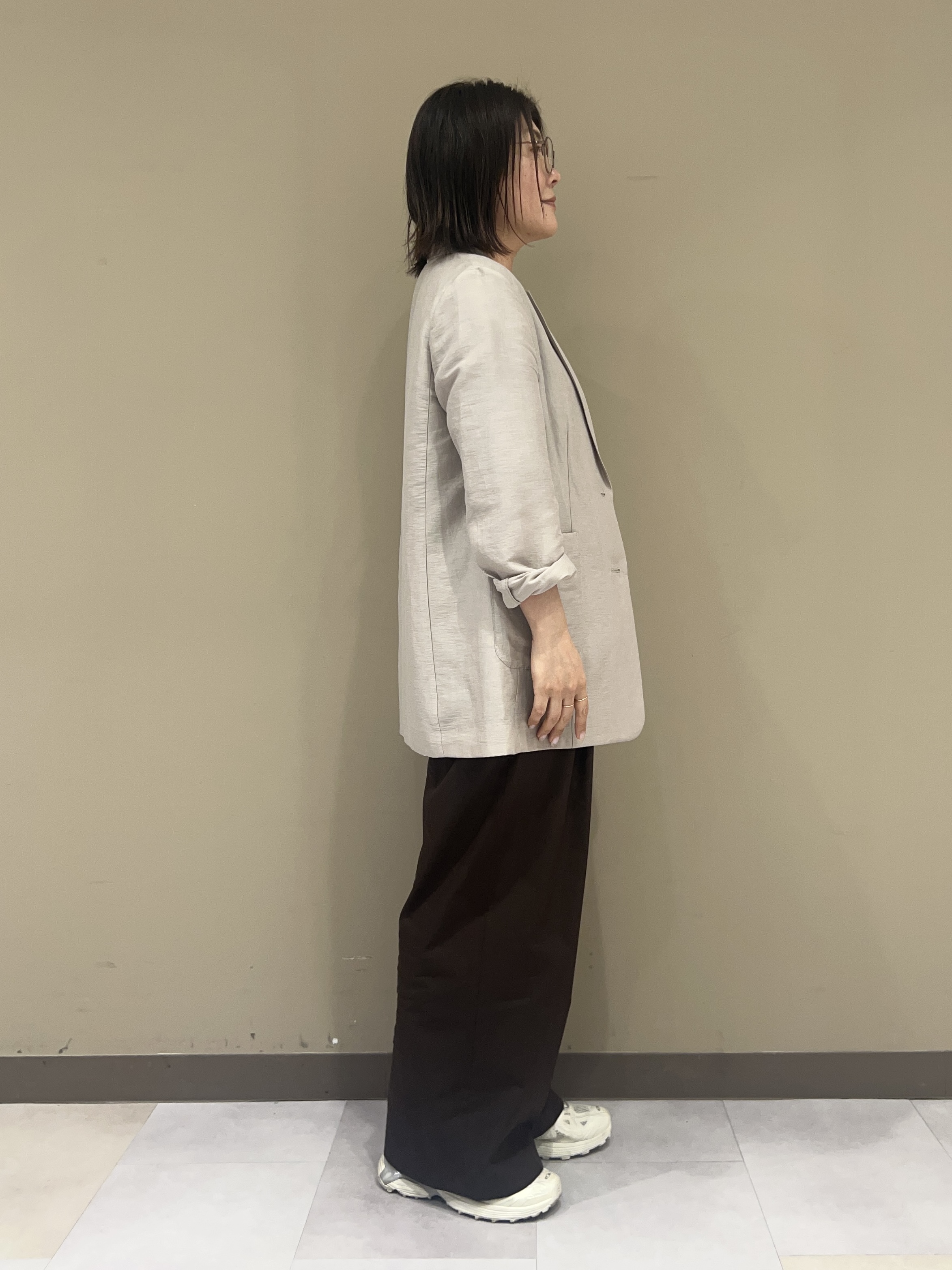 fukuさんの「UNTITLED｜【程よいシアー感/洗える】エアリーバイオジャケット」を使ったコーディネート
