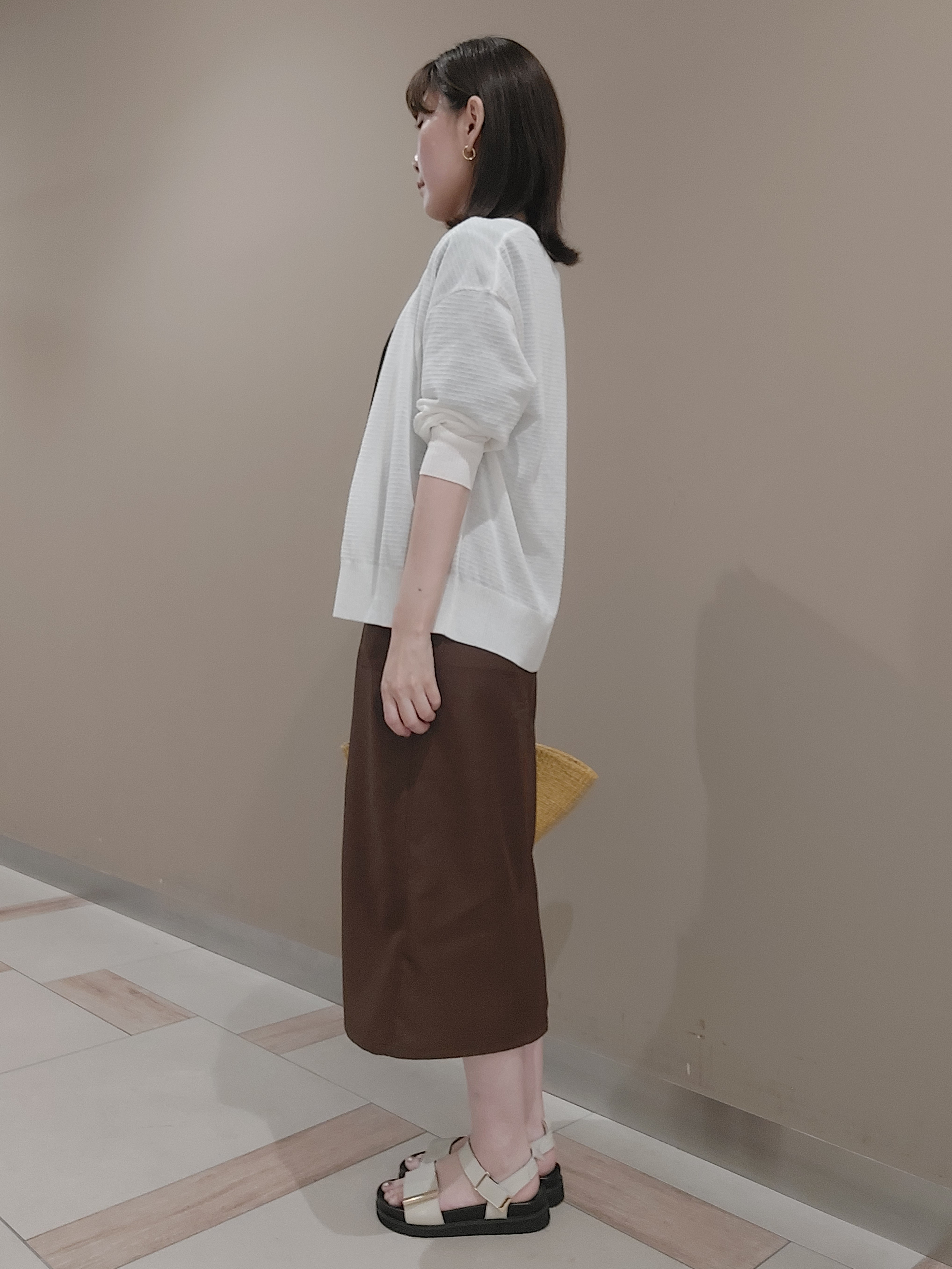 saiさんの「Reflect｜【UVカット／接触冷感／吸水速乾】チュールスリーブプルオーバー」を使ったコーディネート
