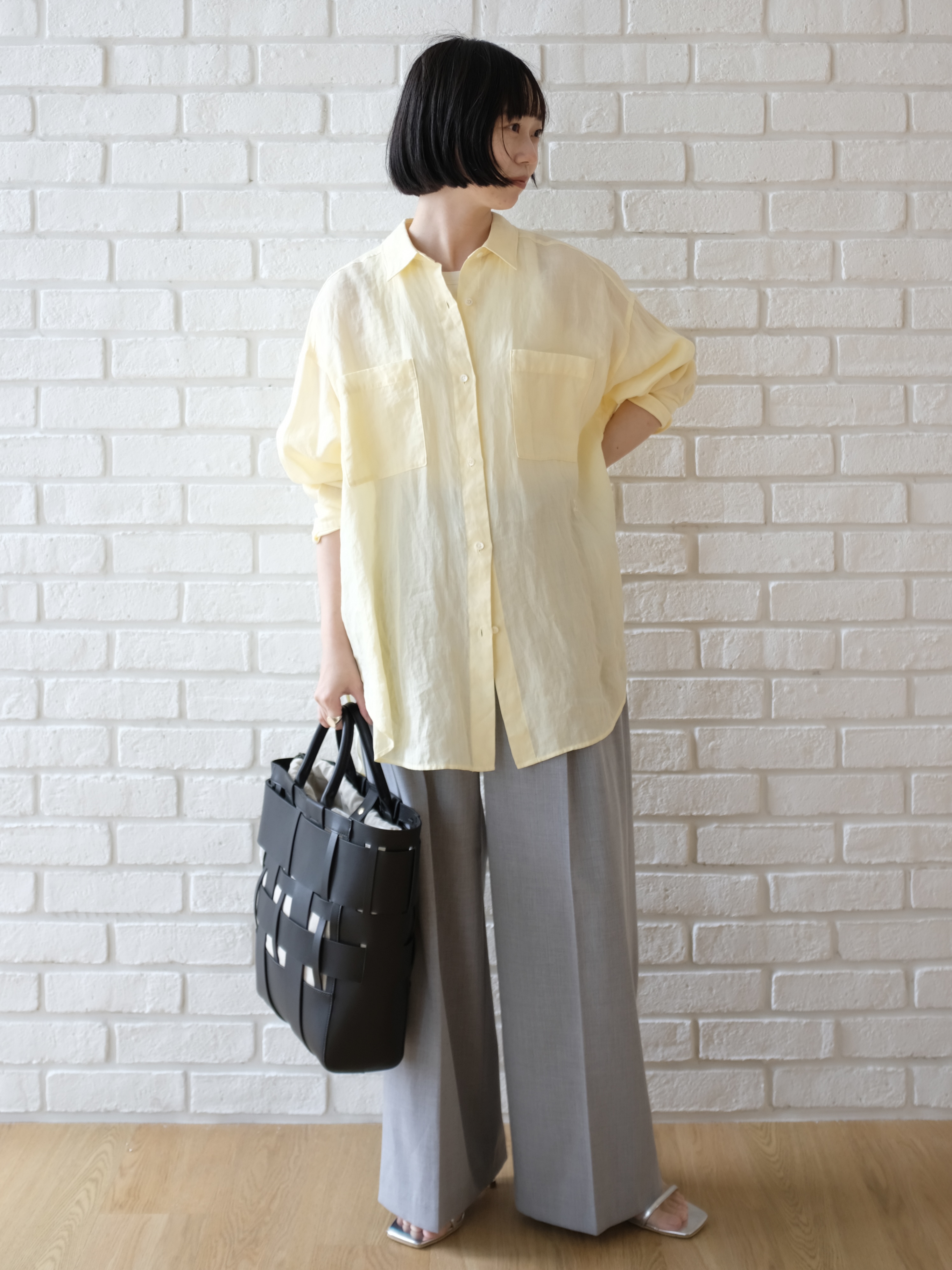Kishimotoさんの「DRESSTERIOR｜【人気定番/ウォッシャブル】ガーメントダイラミーシャツ」を使ったコーディネート