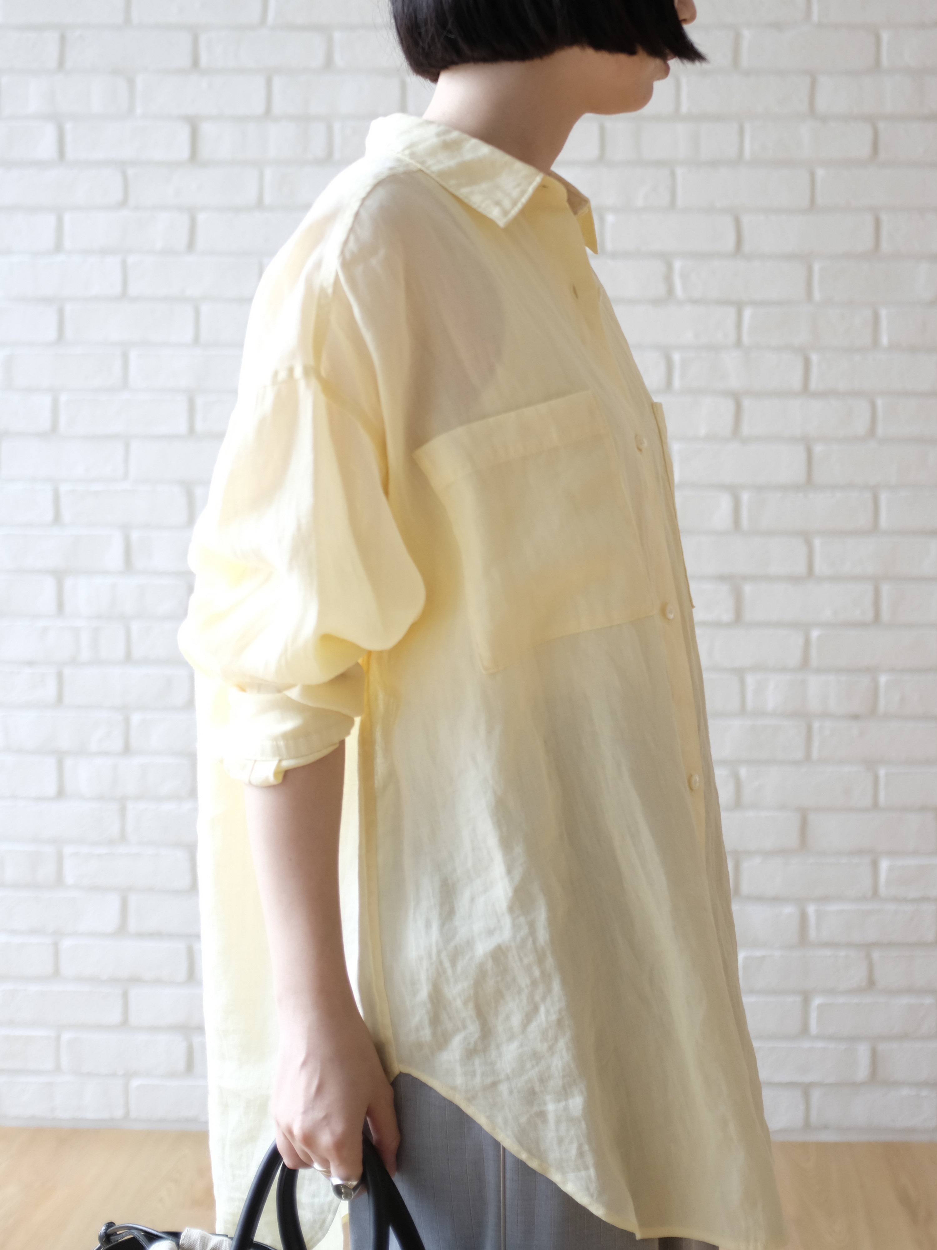 Kishimotoさんの「DRESSTERIOR｜【人気定番/ウォッシャブル】ガーメントダイラミーシャツ」を使ったコーディネート