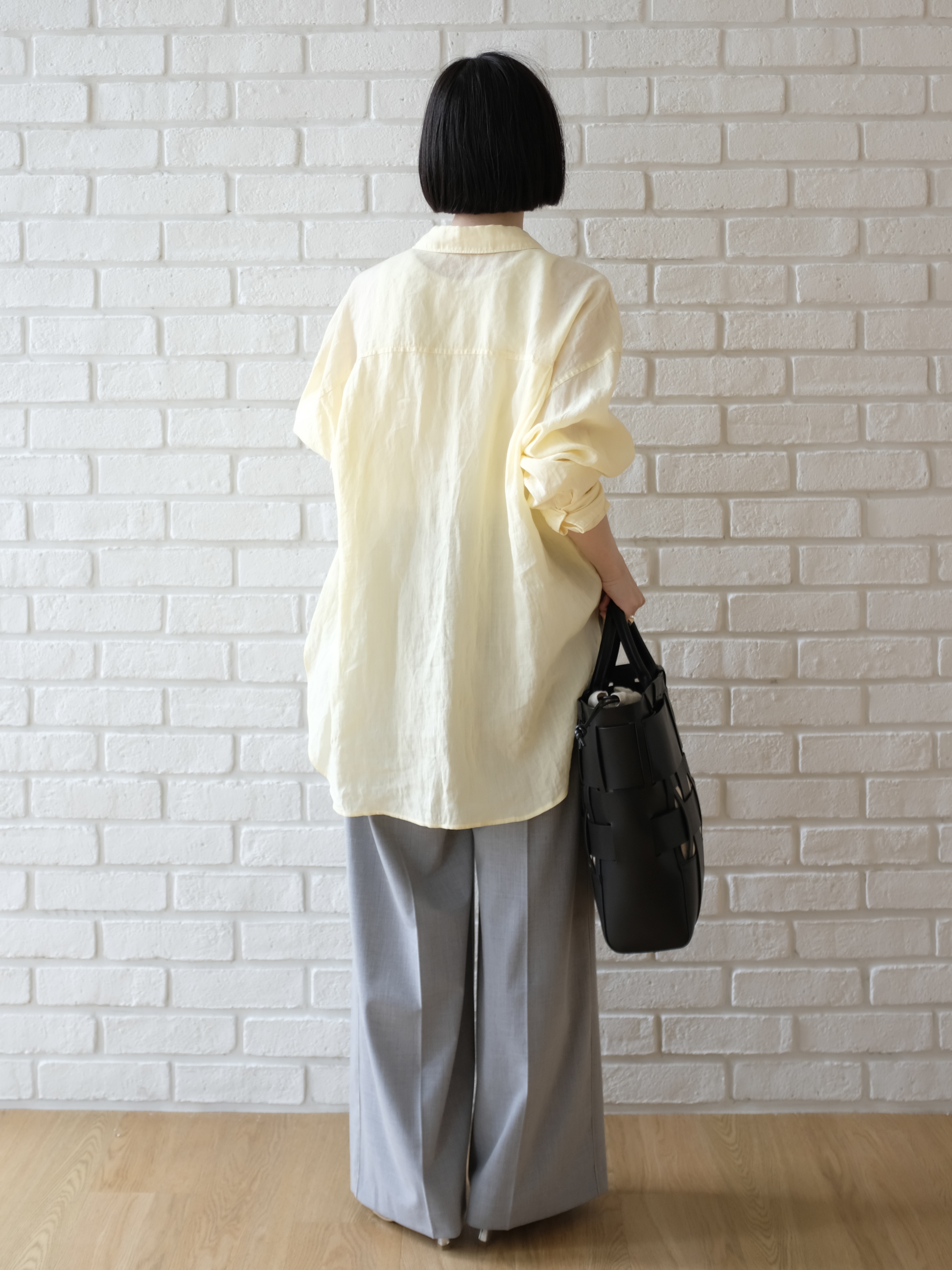Kishimotoさんの「DRESSTERIOR｜【人気定番/ウォッシャブル】ガーメントダイラミーシャツ」を使ったコーディネート