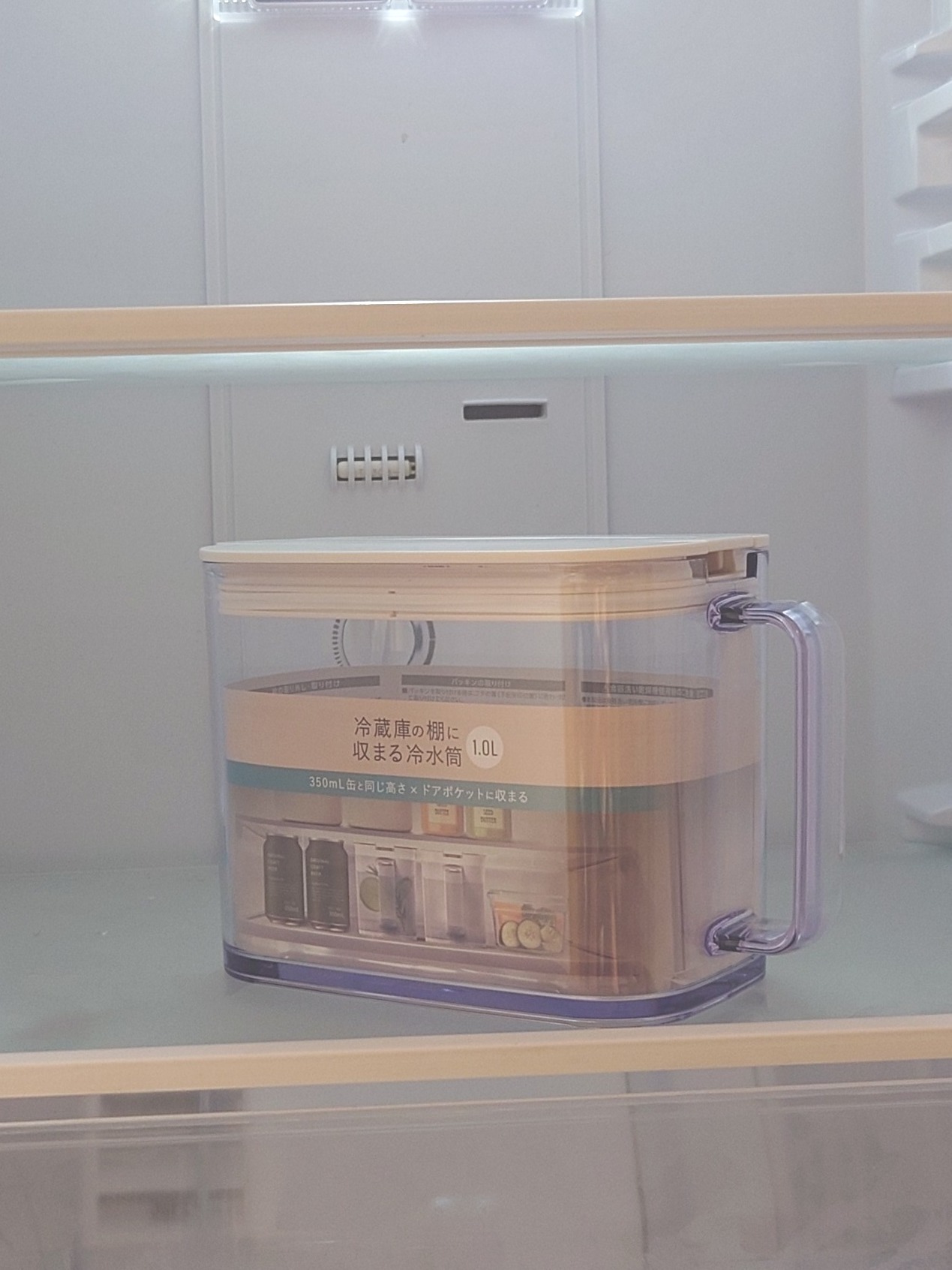 あゐさんの「212 KITCHEN STORE｜ドアポケットに収まる冷水筒 1.1L WH」を使ったコーディネート